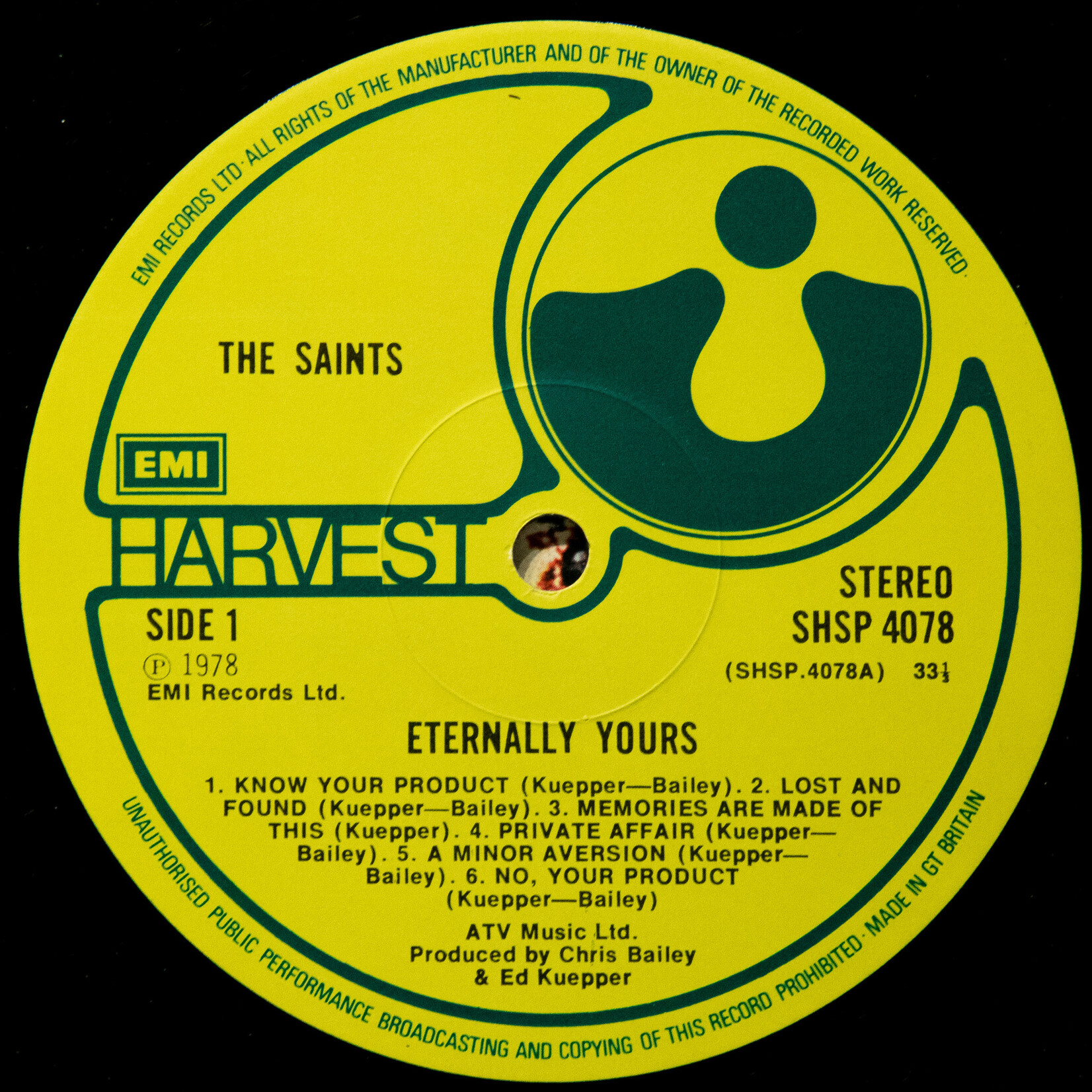 [Nick's Disk Pics] Saints: Eternally Yours (w/ inserts) [HARVEST]