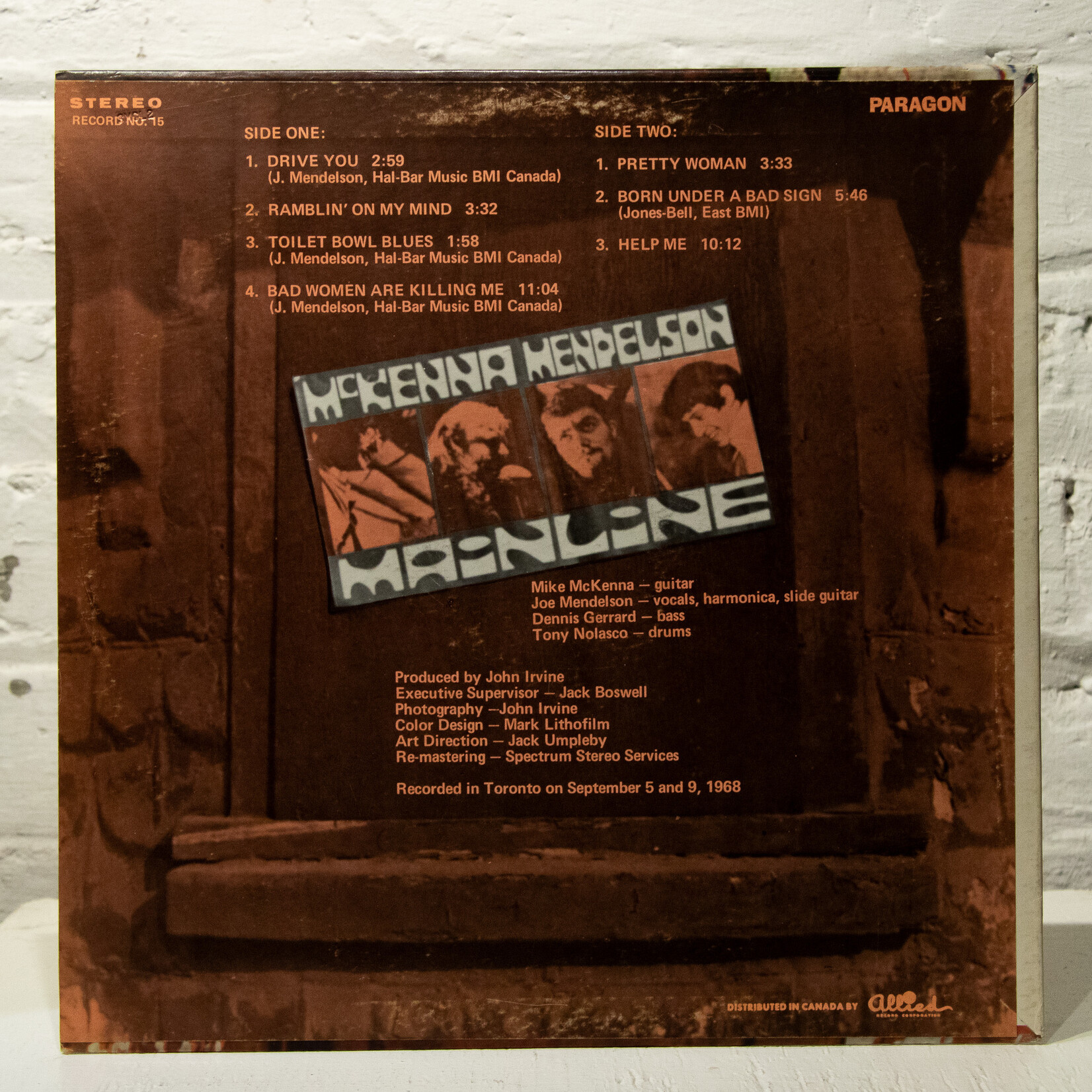 [Nick's Disk Pics] Mckenna Mendelson Mainline: ... Blues [PARAGON]