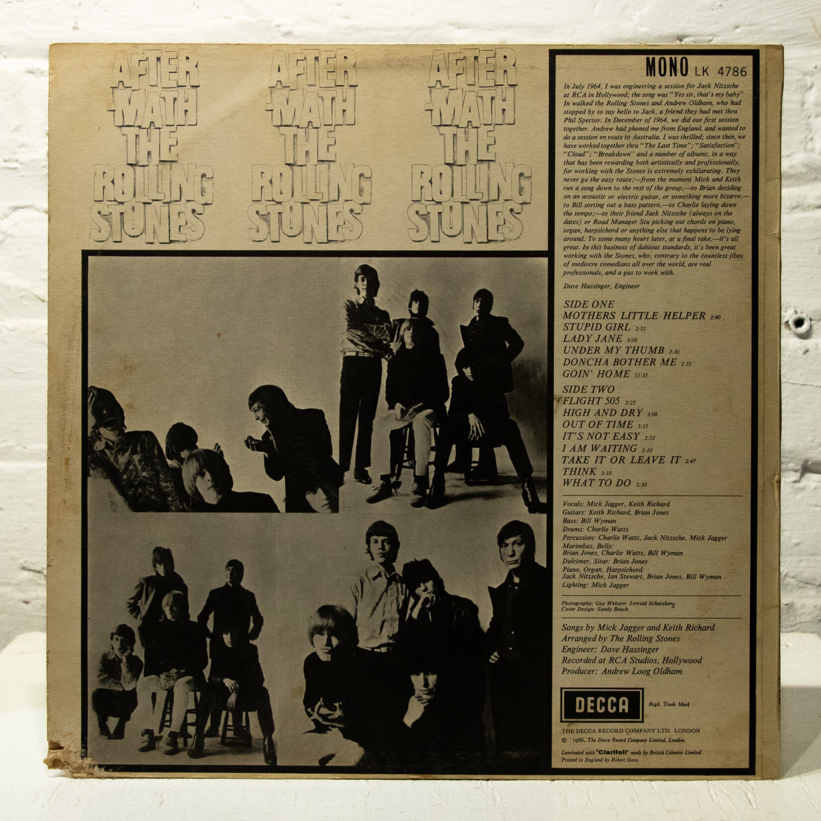 [Nick's Disk Pics] Rolling Stones: Aftermath [DECCA]