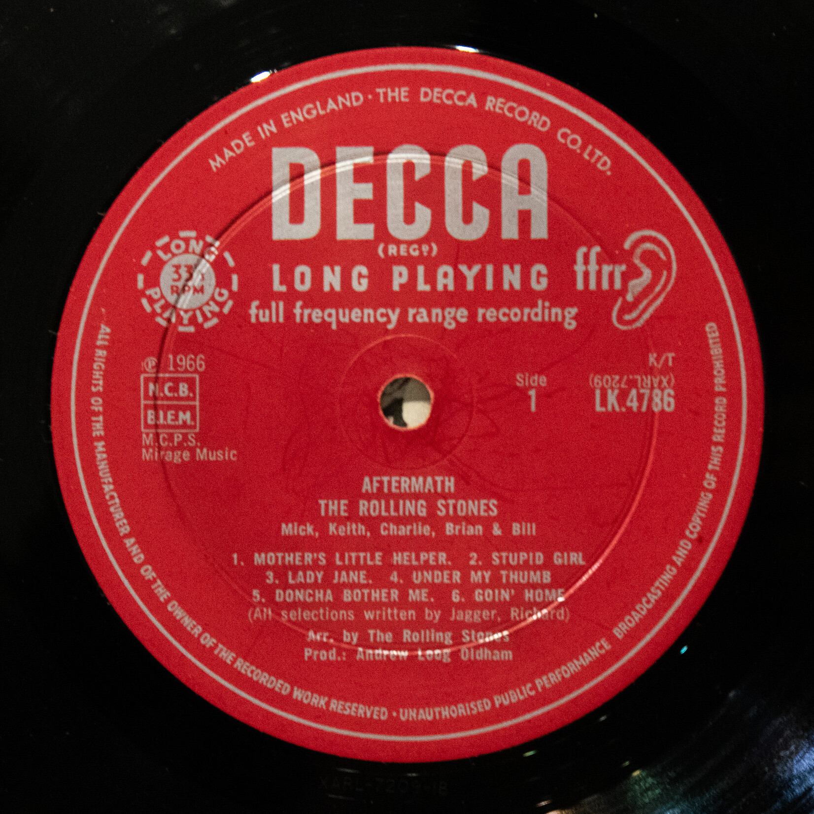 [Nick's Disk Pics] Rolling Stones: Aftermath [DECCA]