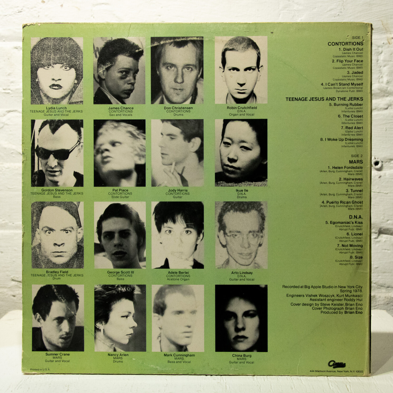 [Nick's Disk Pics] V/A: No New York (Produced by Brian Eno) [ANTILLES]