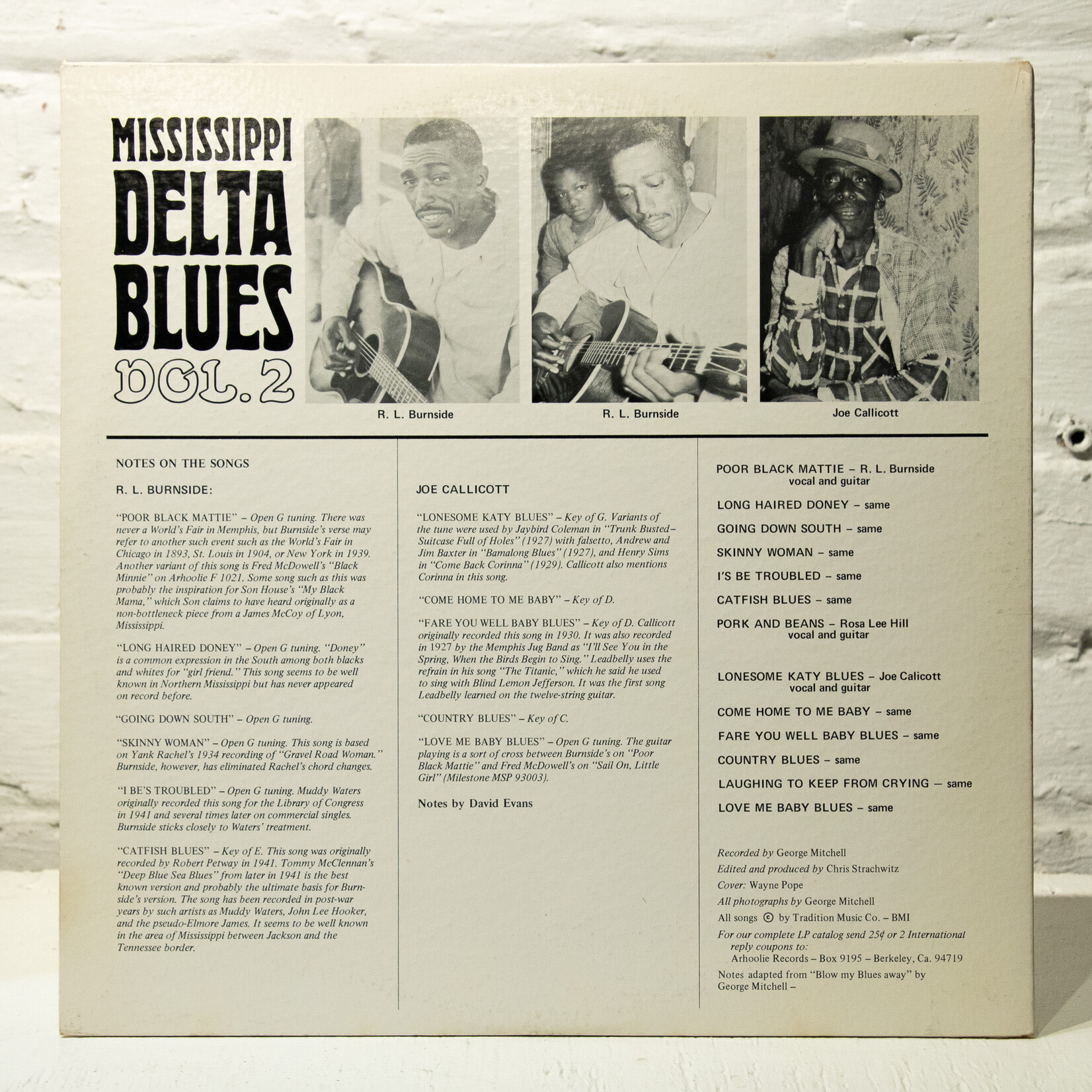 [Nick's Disk Pics] V/A: Mississippi Delta Blues Vol.2 [ARHOOLIE]