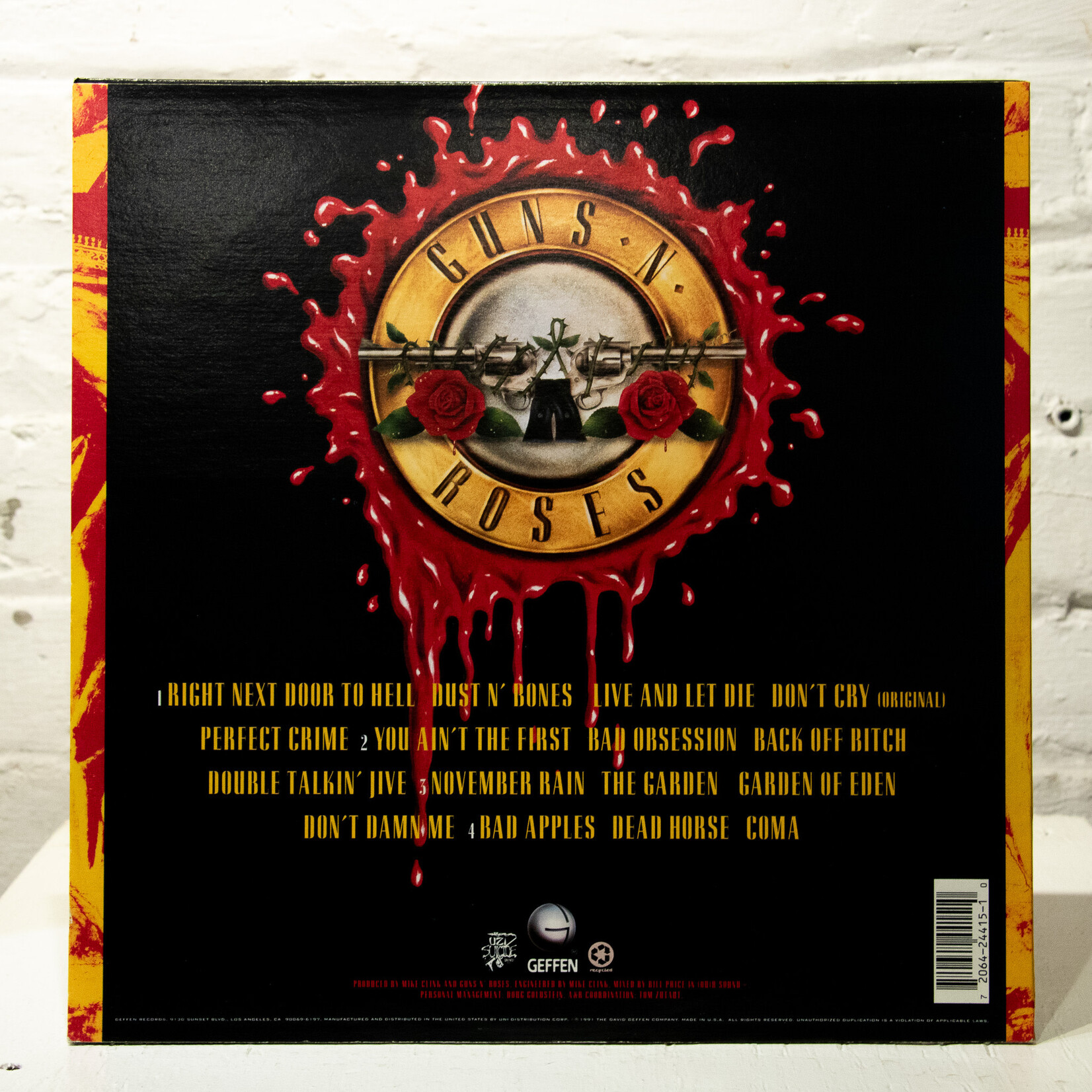 [Nick's Disk Pics] Guns N' Roses: Use Your Illusion (w/ insert) [GEFFEN]