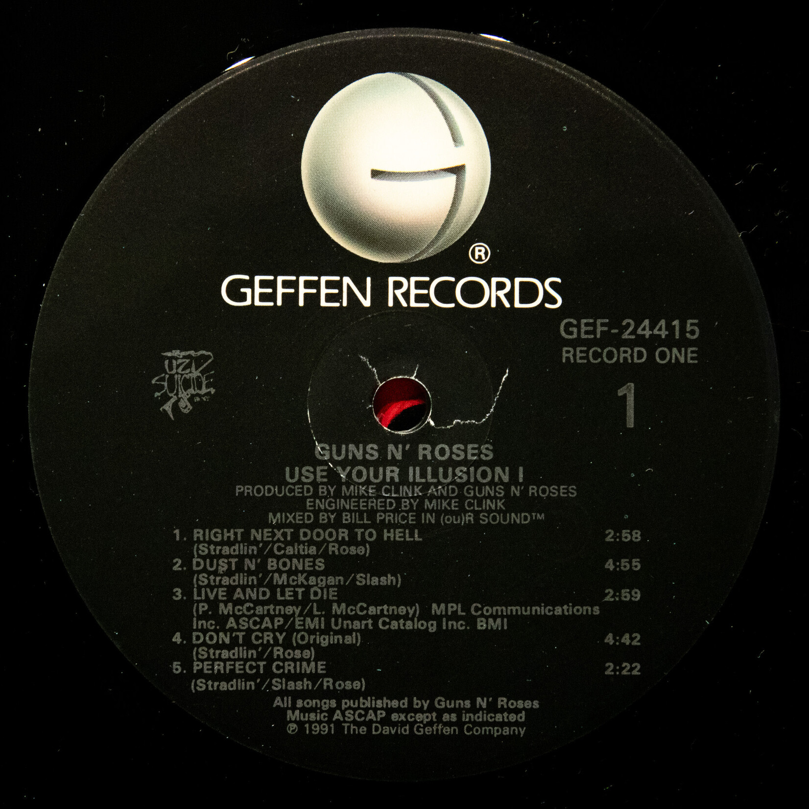 [Nick's Disk Pics] Guns N' Roses: Use Your Illusion (w/ insert) [GEFFEN]