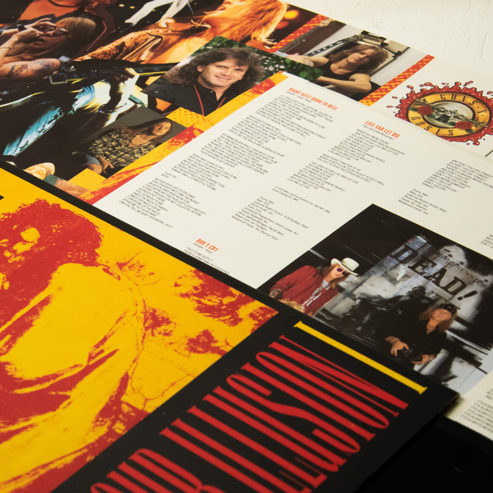 [Nick's Disk Pics] Guns N' Roses: Use Your Illusion I (w/ insert) [GEFFEN]
