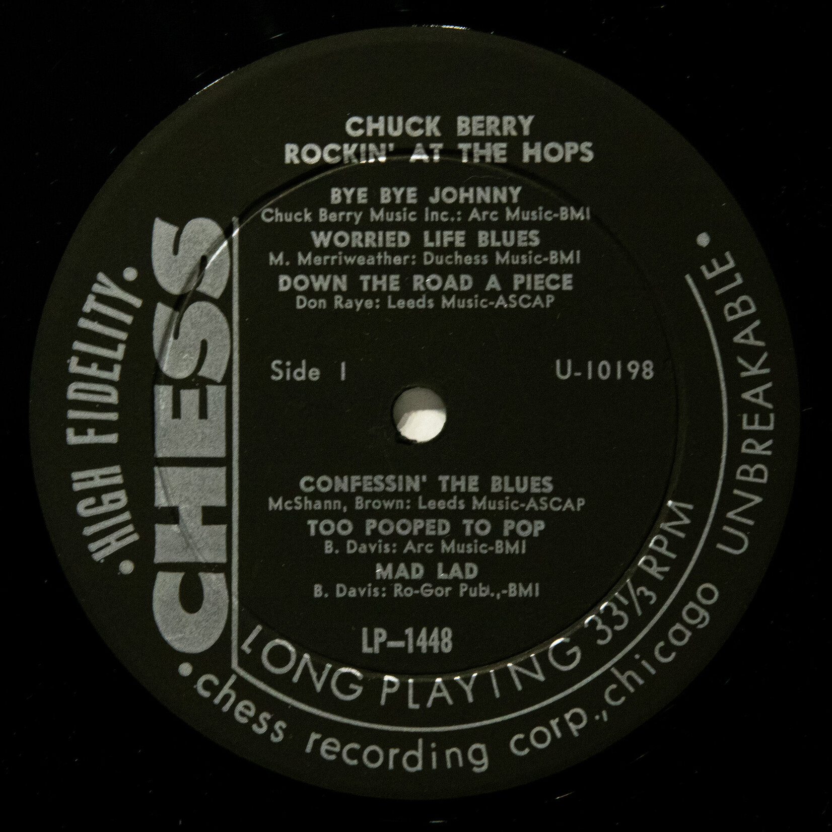 [Nick's Disk Pics] Berry, Chuck: Rockin' At The Hops [CHESS]