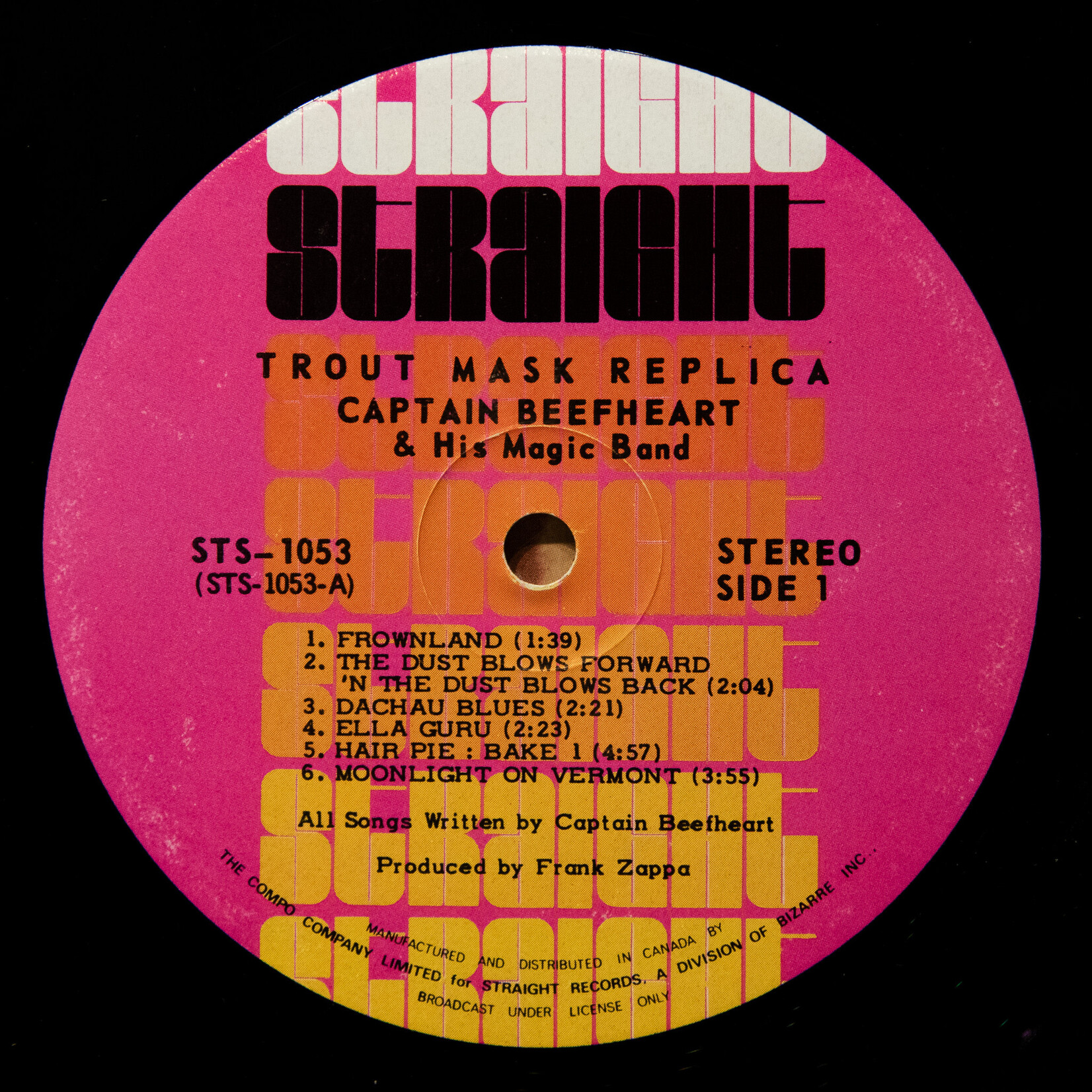 [Nick's Disk Pics] Captain Beefheart & His Magic Band: Trout Mask Replica (2LP) [STRAIGHT]