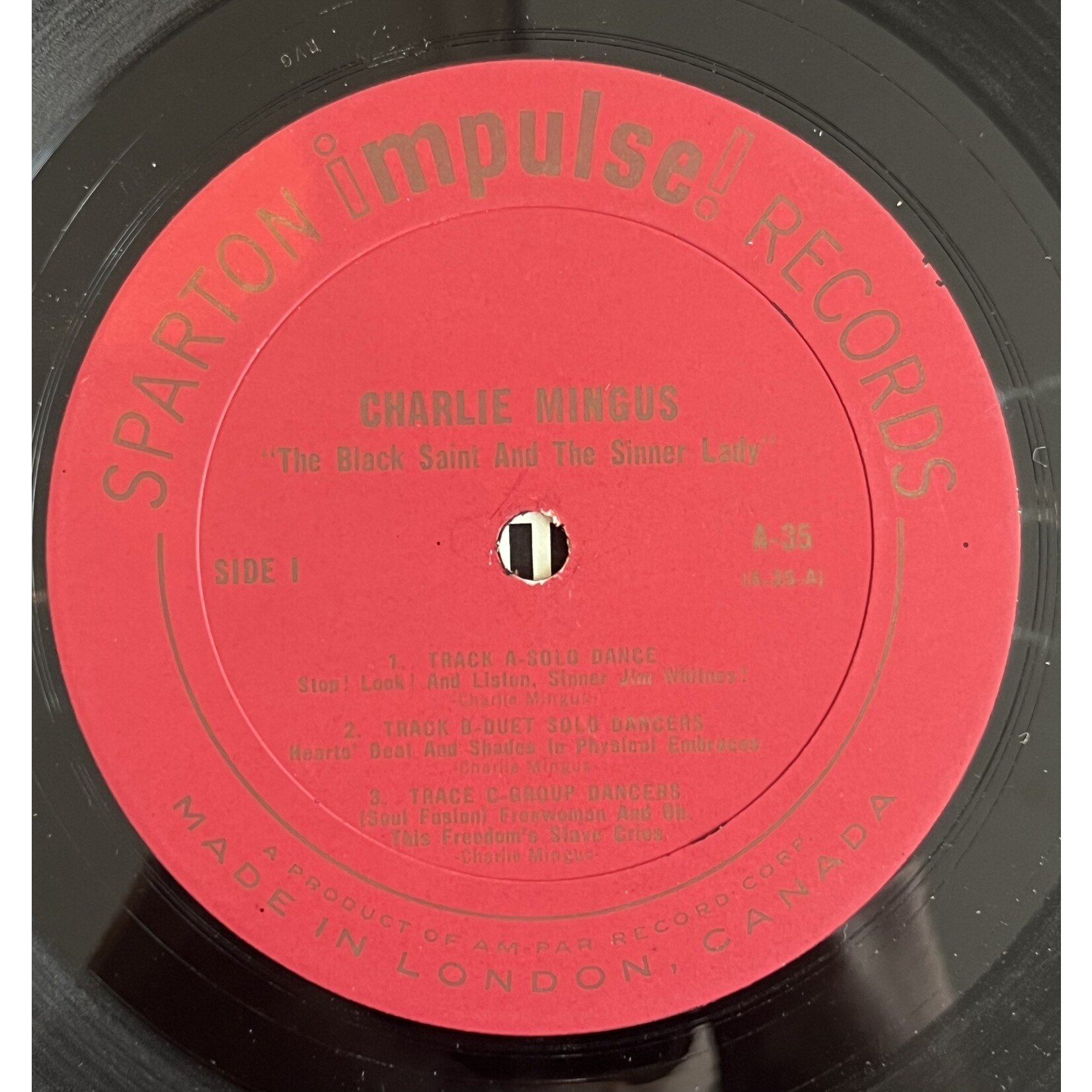 [Nick's Disk Pics] Mingus, Charles: The Black Saint And The Sinner Lady (Mono) [IMPULSE]