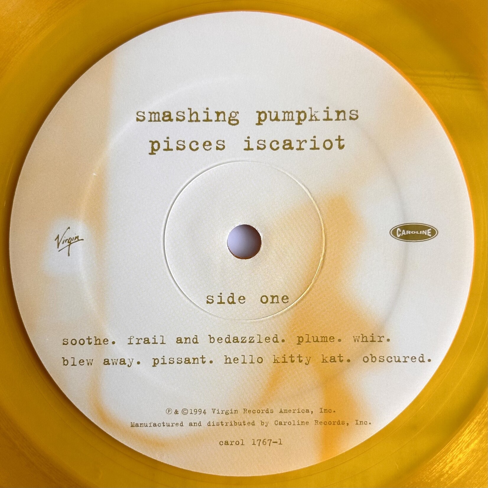[Nick's Disk Pics] Smashing Pumpkins: Pisces Iscariot [VIRGIN]