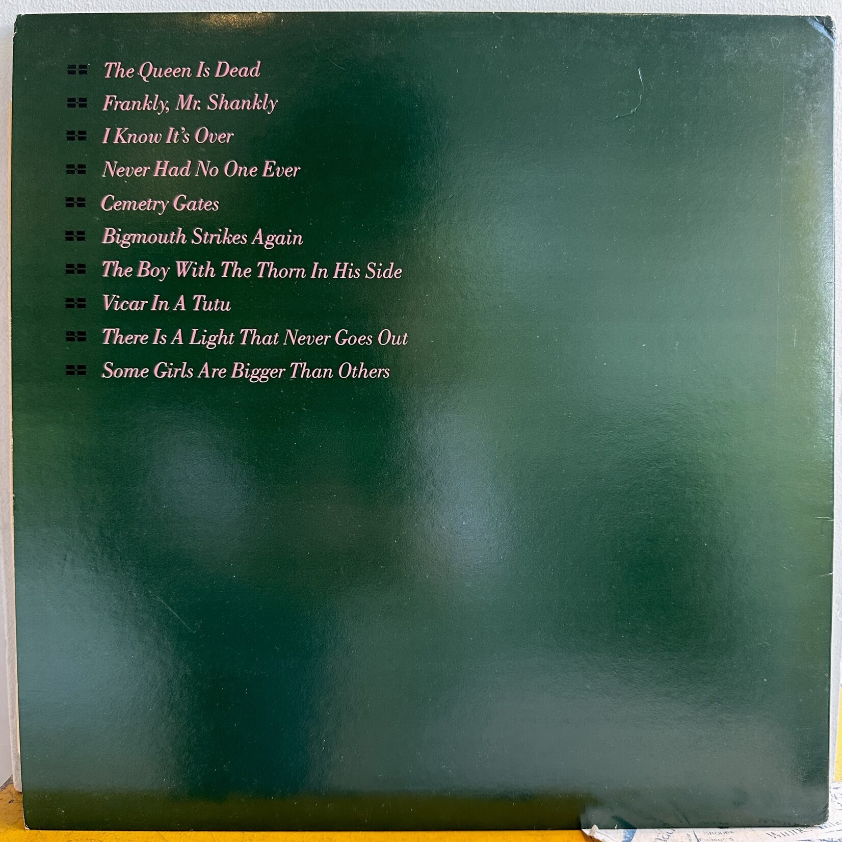 [Nick's Disk Pics] Smiths: The Queen Is Dead [ROUGH TRADE]