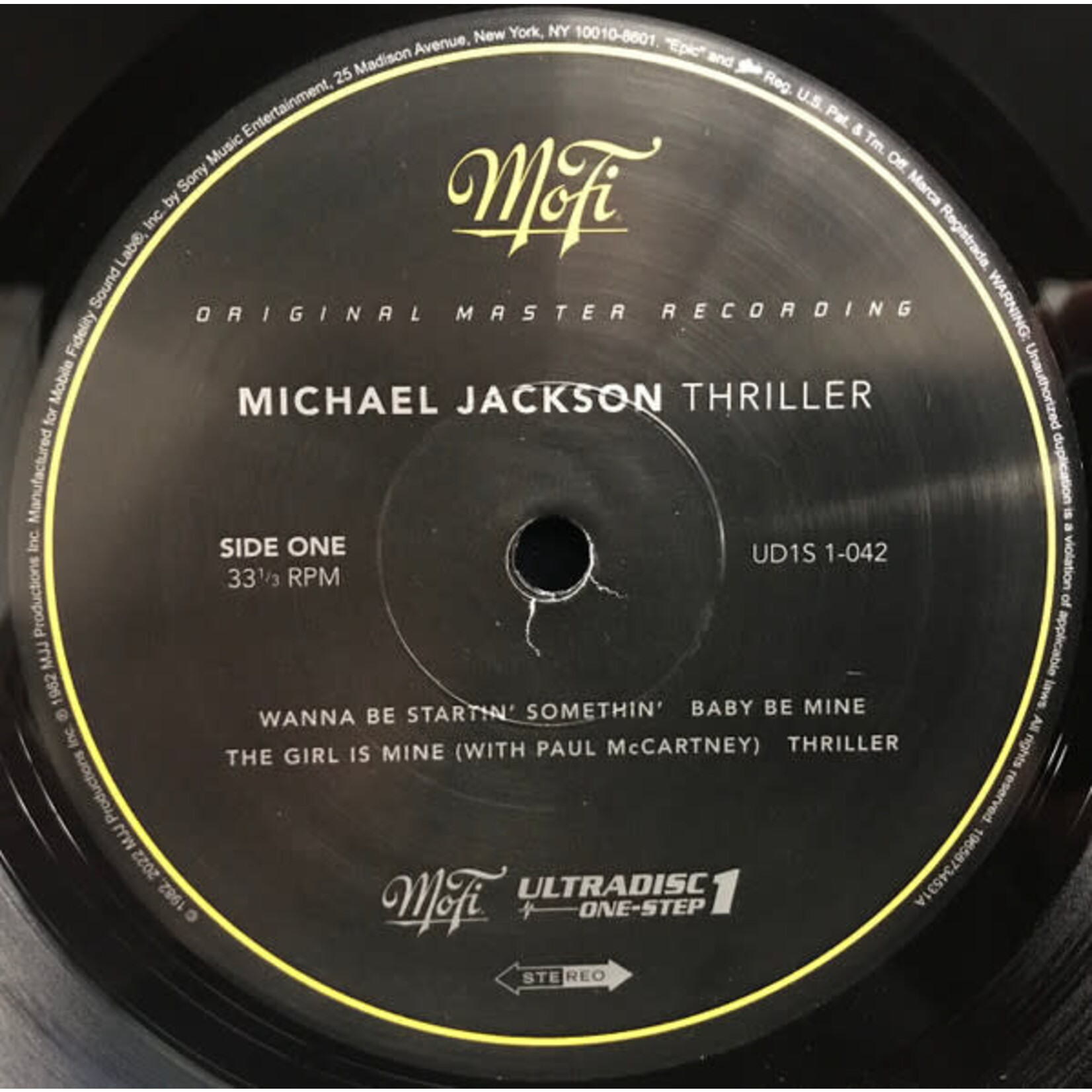 [Kollectible Vinyl] Jackson, Michael: Thriller (Audiophile) [MOBILE FIDELITY]