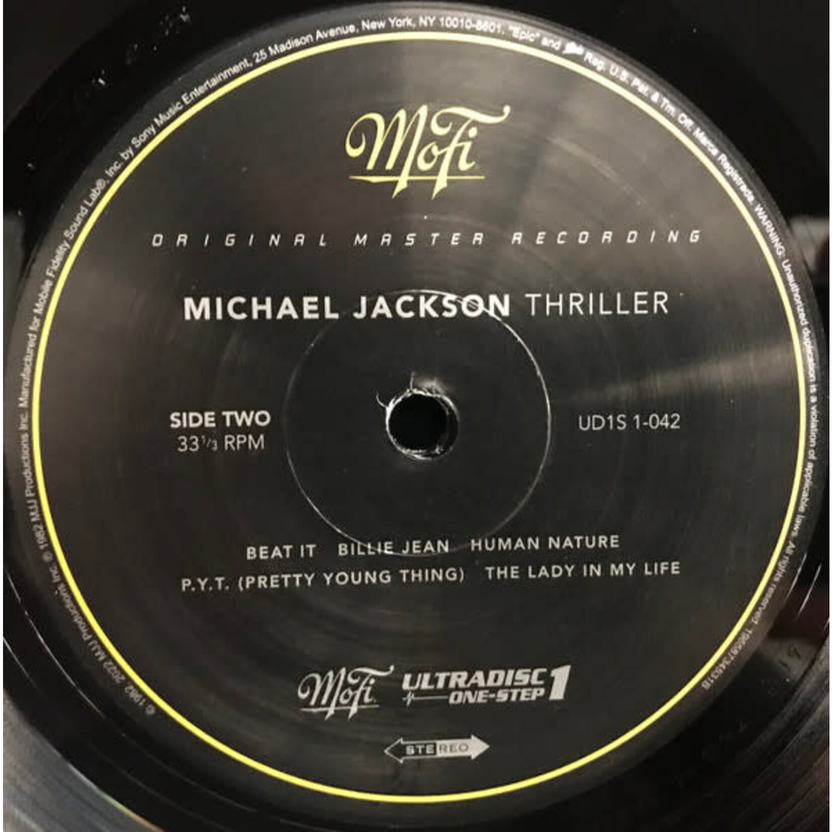 [Kollectible Vinyl] Jackson, Michael: Thriller (Audiophile) [MOBILE FIDELITY]