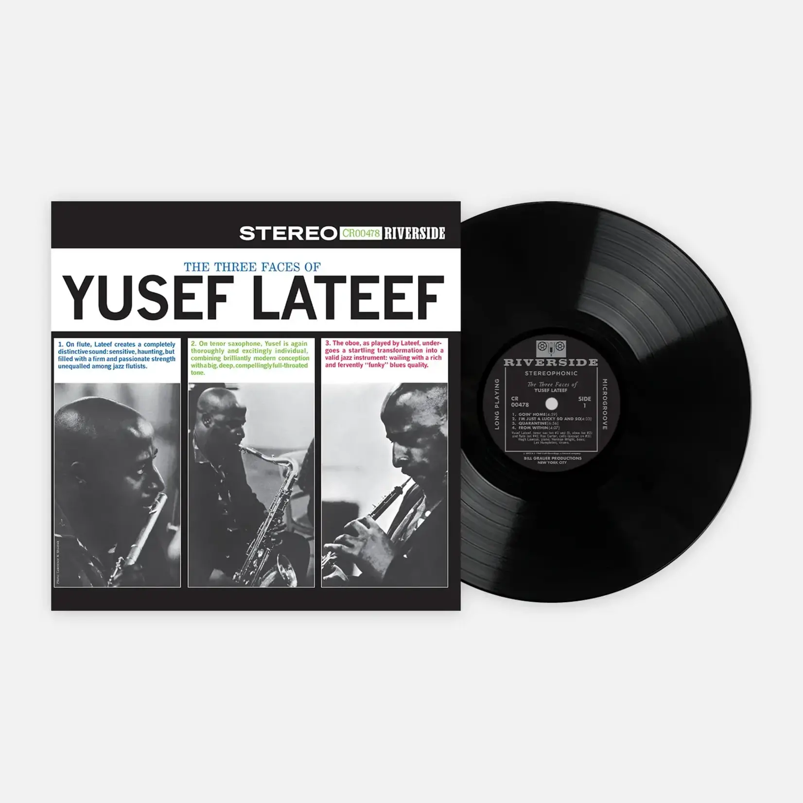 [New] Lateef, Yusef: The Three Faces Of Yusef Lateef (180g) [VINYL ME, PLEASE]