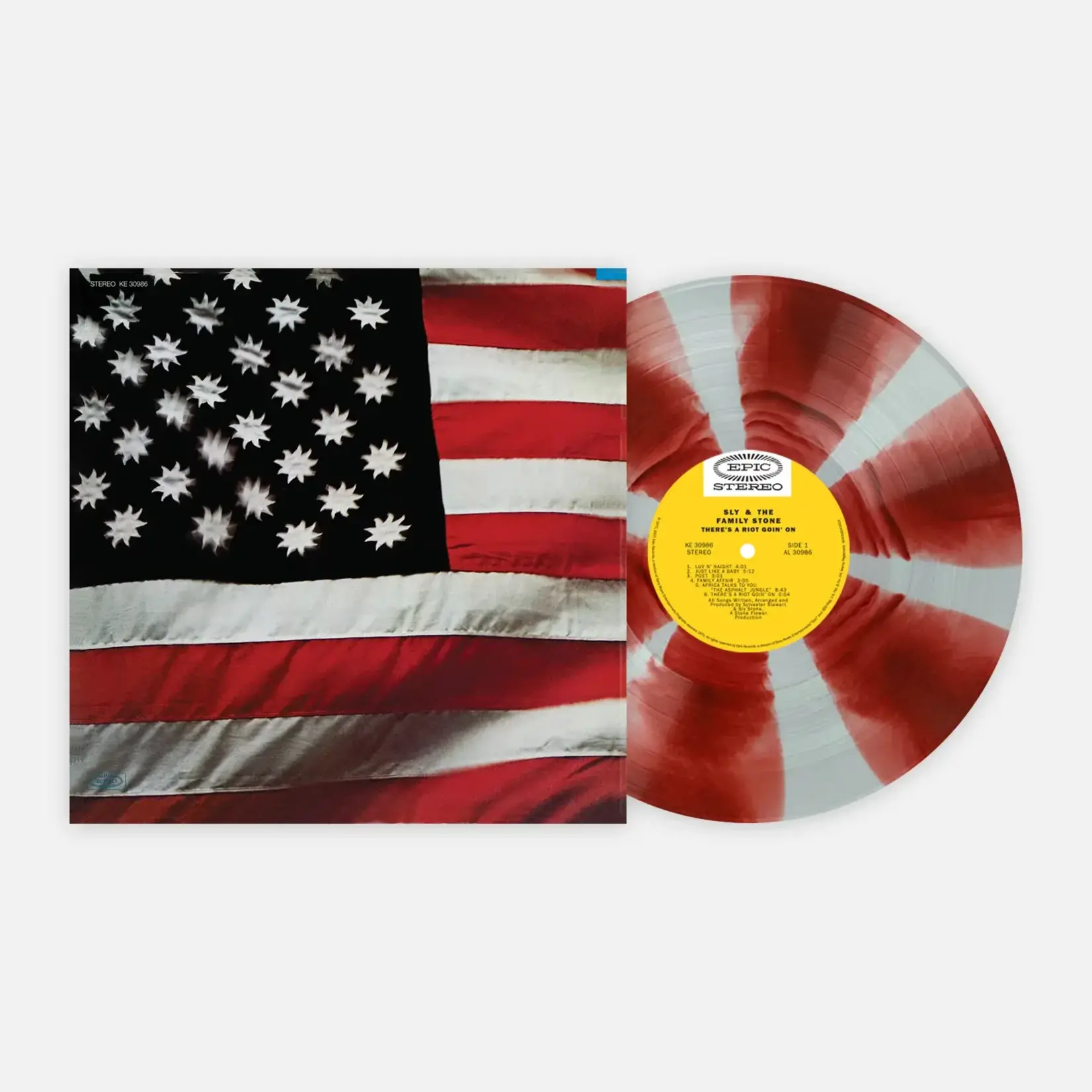 [New] Sly & The Family Stone: There's A Riot Goin' On (180g-red & white vinyl) [VINYL ME, PLEASE]