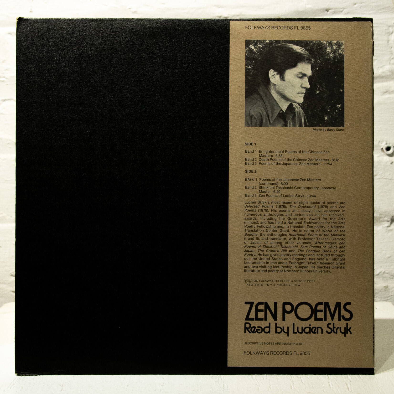 [Nick's Disk Pics] Stryk, Lucien: Zen Poems - Read By Lucien Stryk [FOLKWAYS RECORDS]