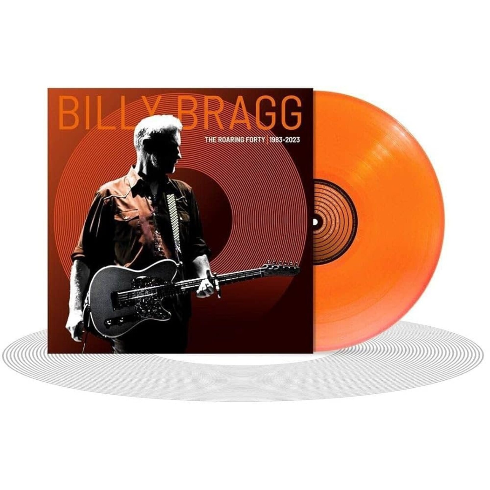 [New Vinyl] Bragg, Billy: The Roaring Forty: 1983-2023 (orange vinyl w/DL card) [COOKING VINYL]
