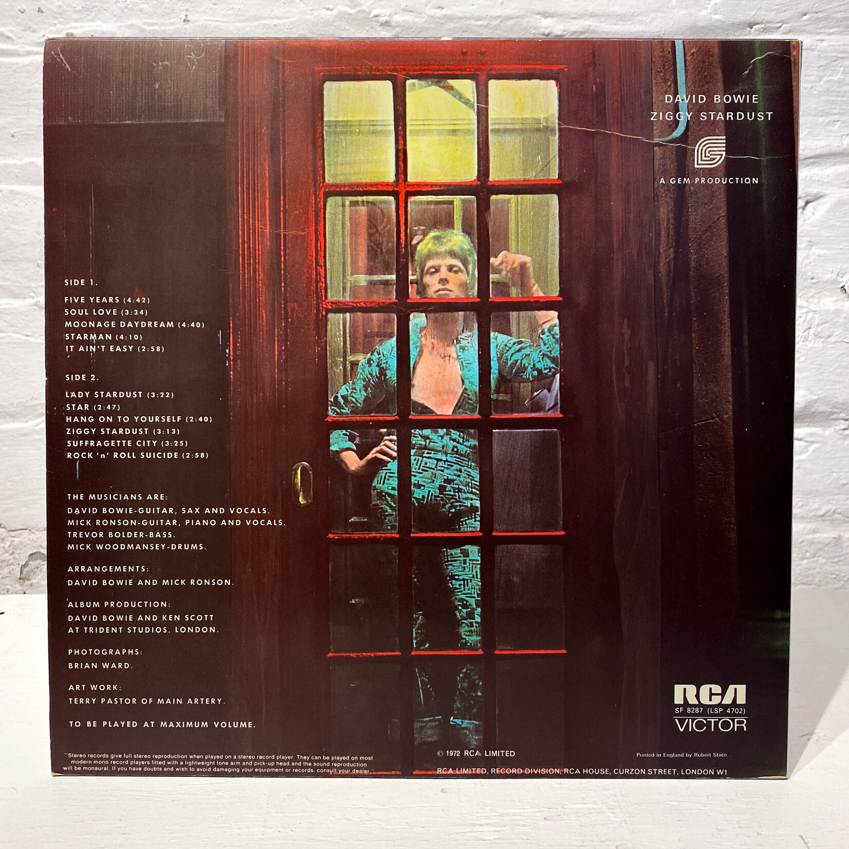 David Bowie - Rise Fall Of Ziggy Stardust [Half Speed Master