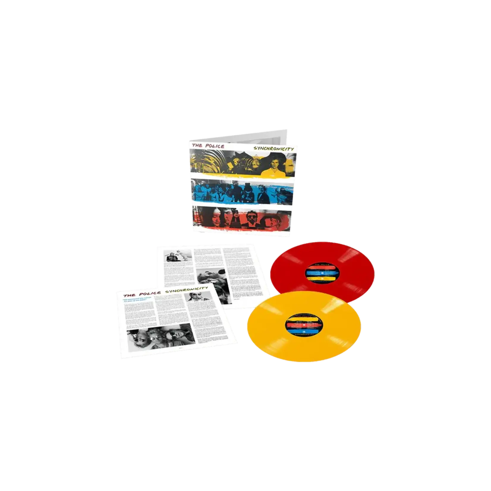 [New Vinyl] Police, The: Synchronicity (2LP deluxe edition, red & yellow coloured vinyl)  [UNIVERSAL MUSIC INTL.]