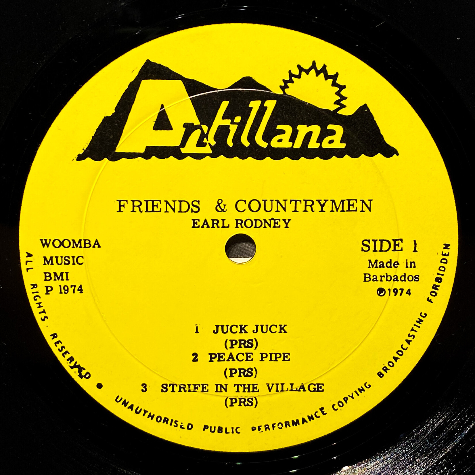 [Nick's Disk Pics] Rodney, Earl: Friends & Countrymen [ANTILLANA]