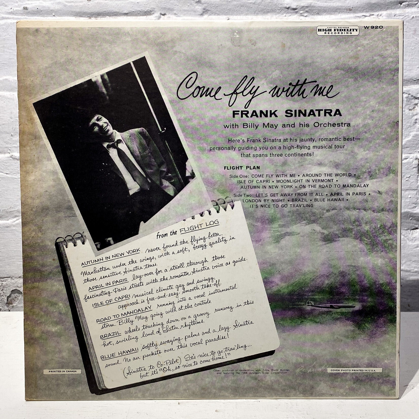 [Nick's Disk Pics] Sinatra, Frank: Come Fly with Me [CAPITOL]