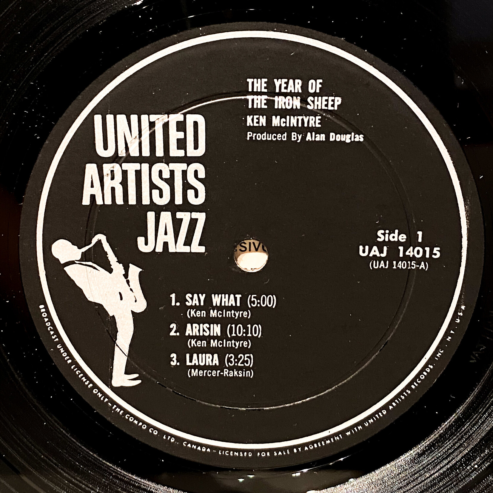 [Nick's Disk Pics] McIntyre, Ken: Year Of The Iron Sheep [UNITED ARTISTS JAZZ]