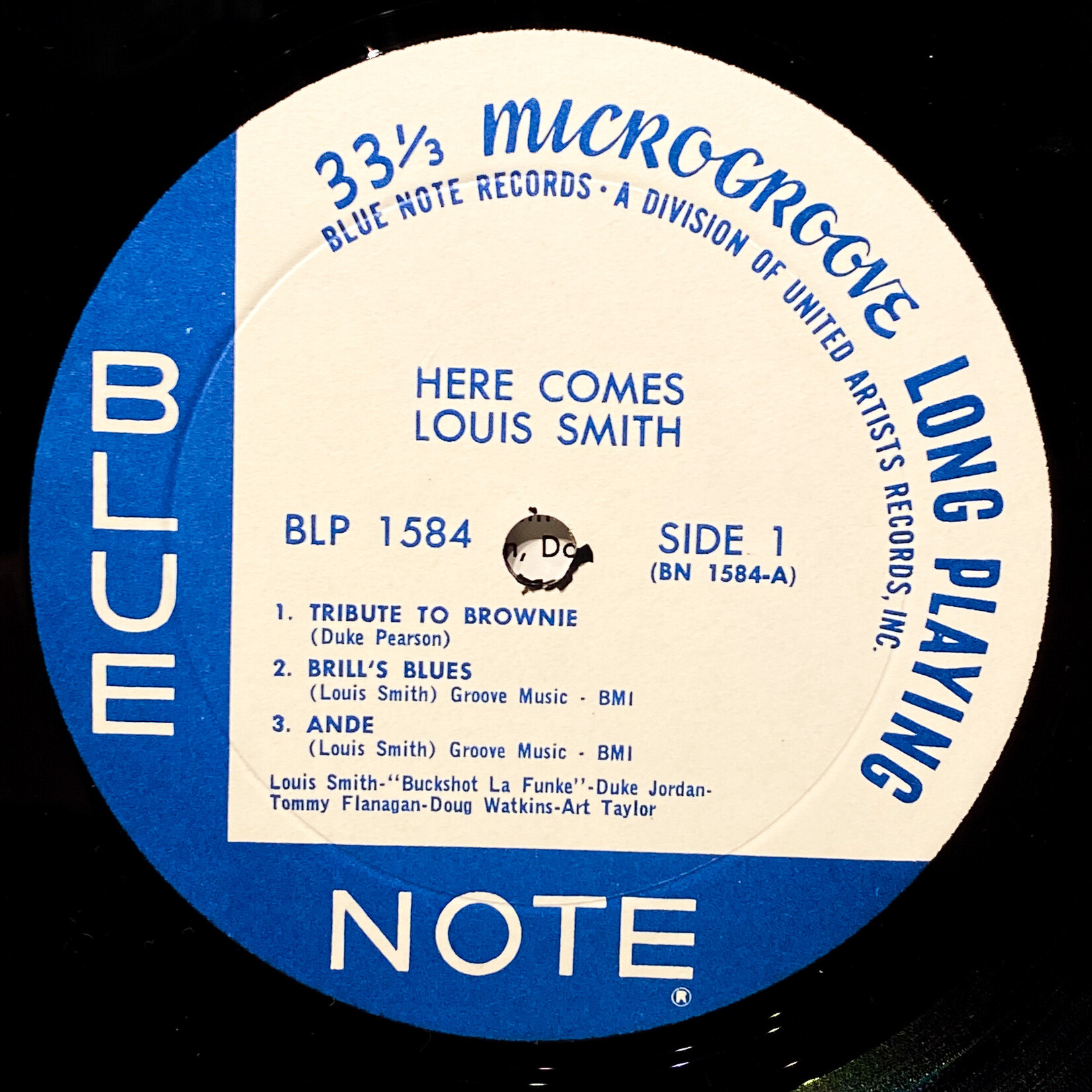 [Nick's Disk Pics] Smith, Louis: Here Comes Louis Smith [BLUE NOTE]