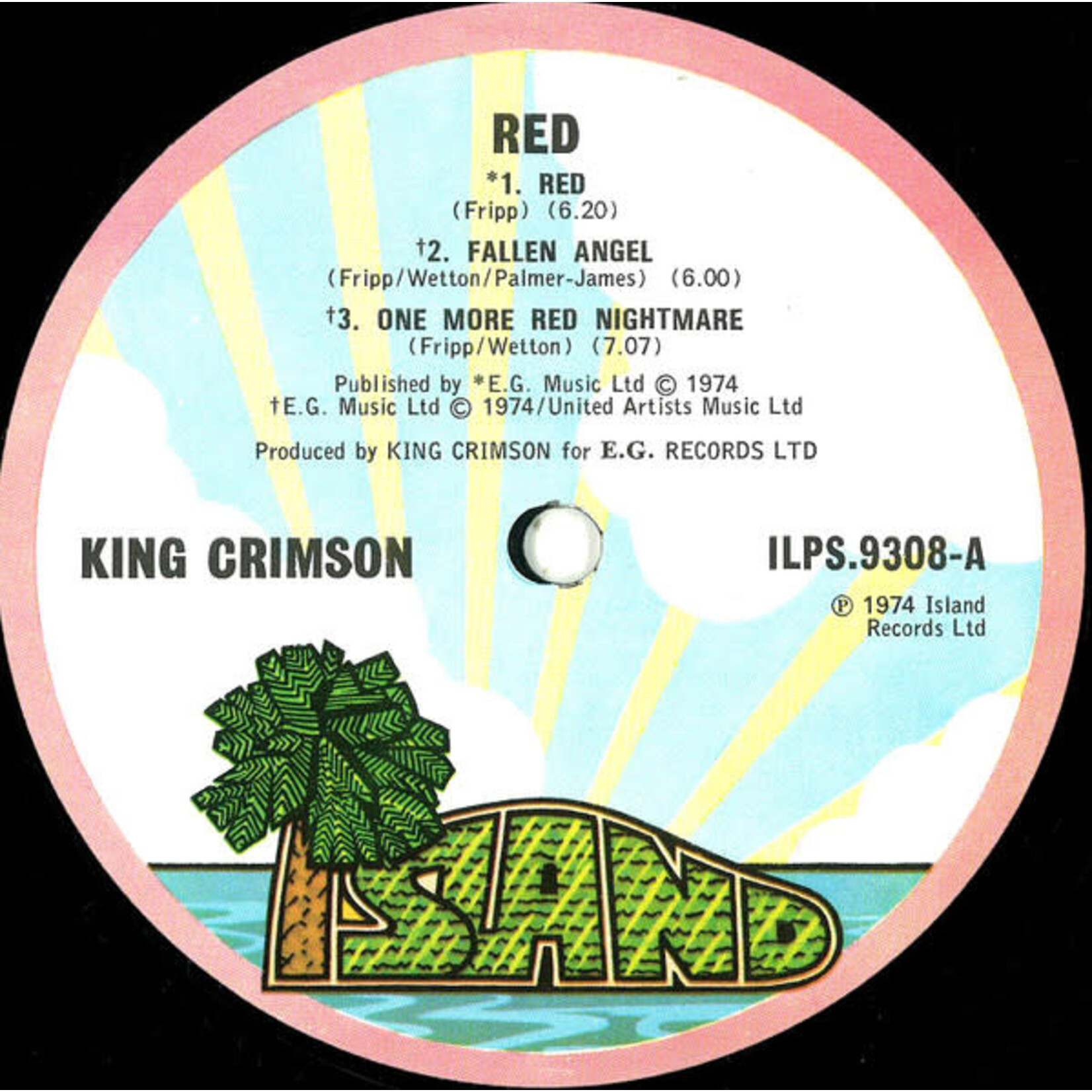 [Kollectible Vinyl] King Crimson: Red [ISLAND]