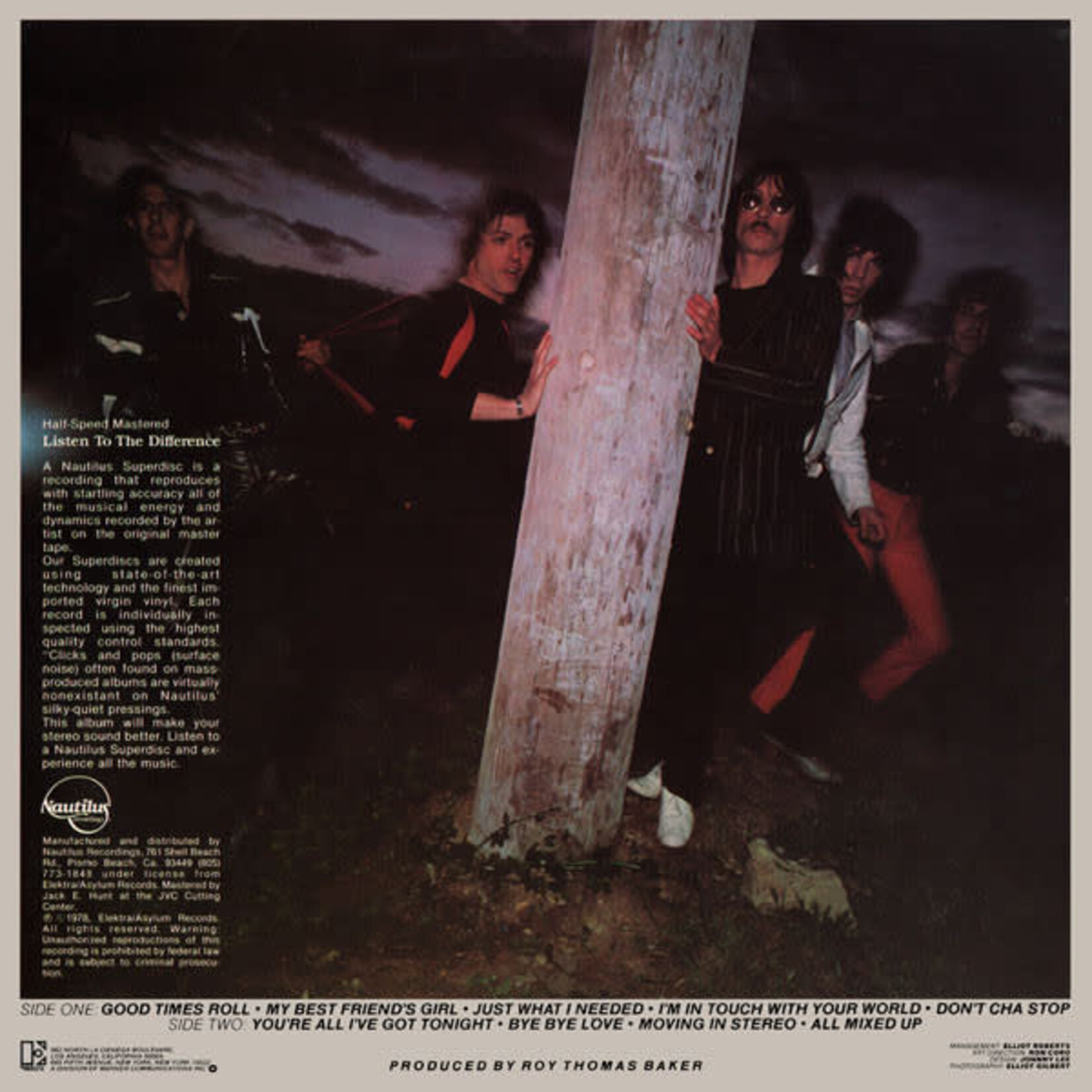 [Kollectible Vinyl] Cars: self-titled (Audiophile) [ELEKTRA/NAUTILUS]