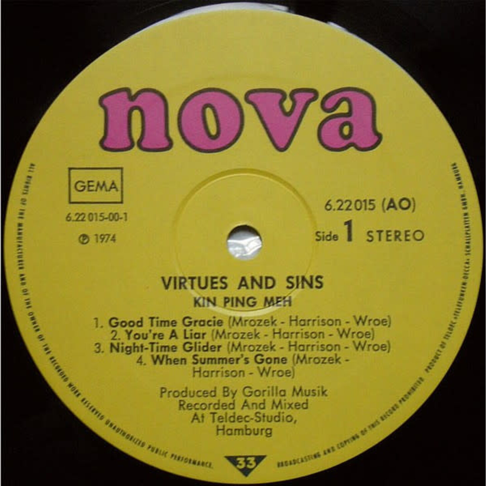 [Kollectible Vinyl] Kin Ping Meh: Virtues & Sins [NOVA]
