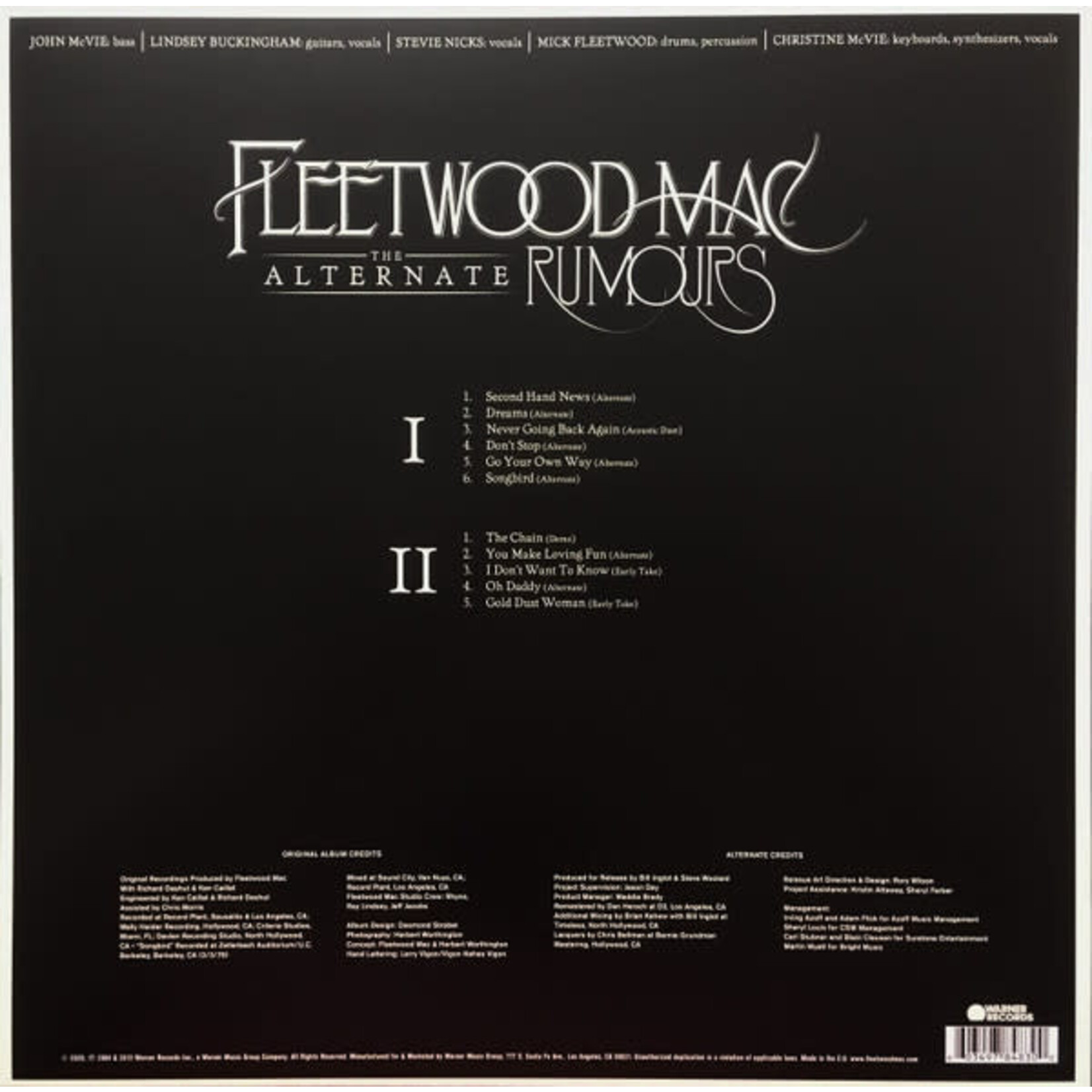 [Kollectibles] Fleetwood Mac: The Alternate Rumours (Limited Edition) [WARNER]