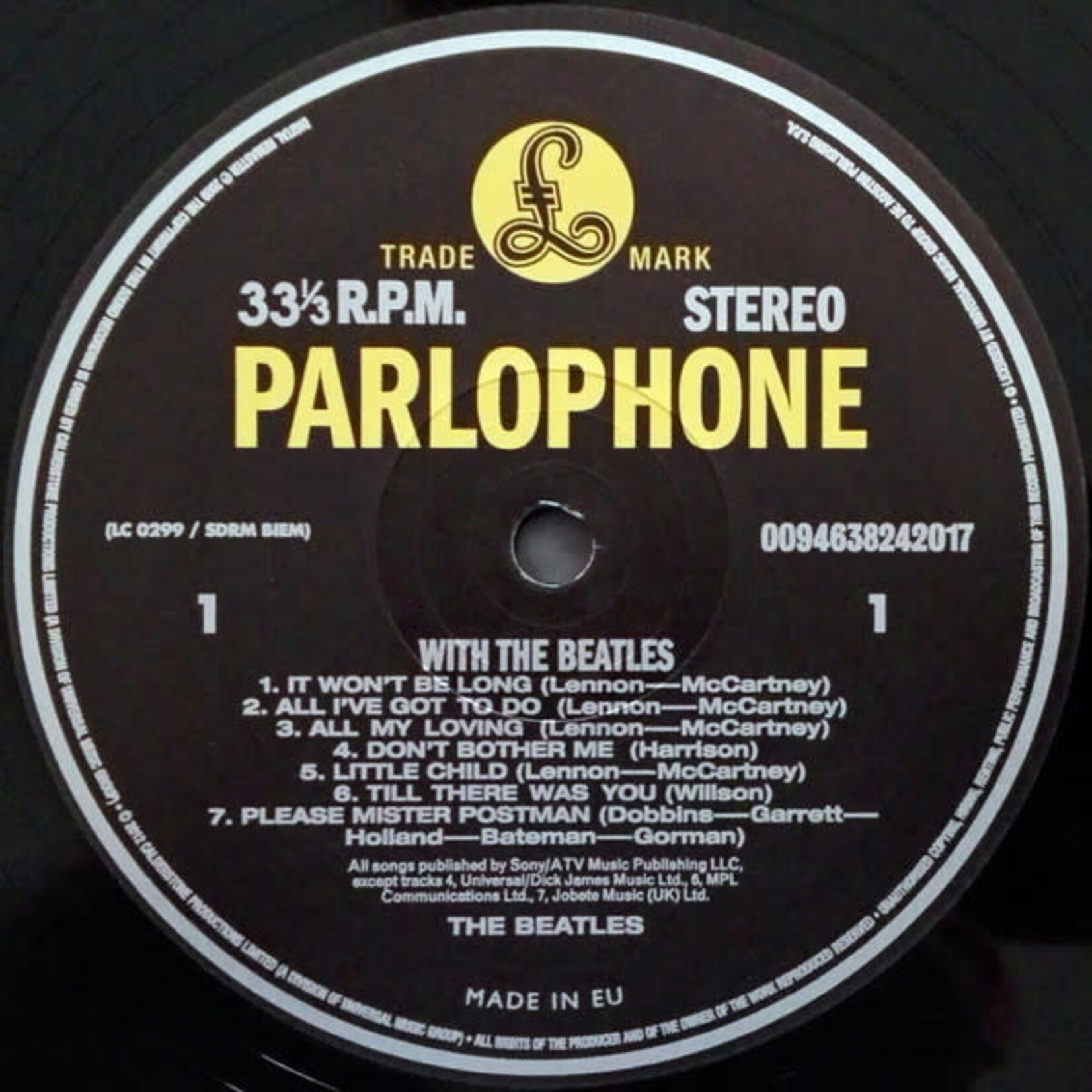 [Kollectible Vinyl] Beatles: With The Beatles [PARLOPHONE]