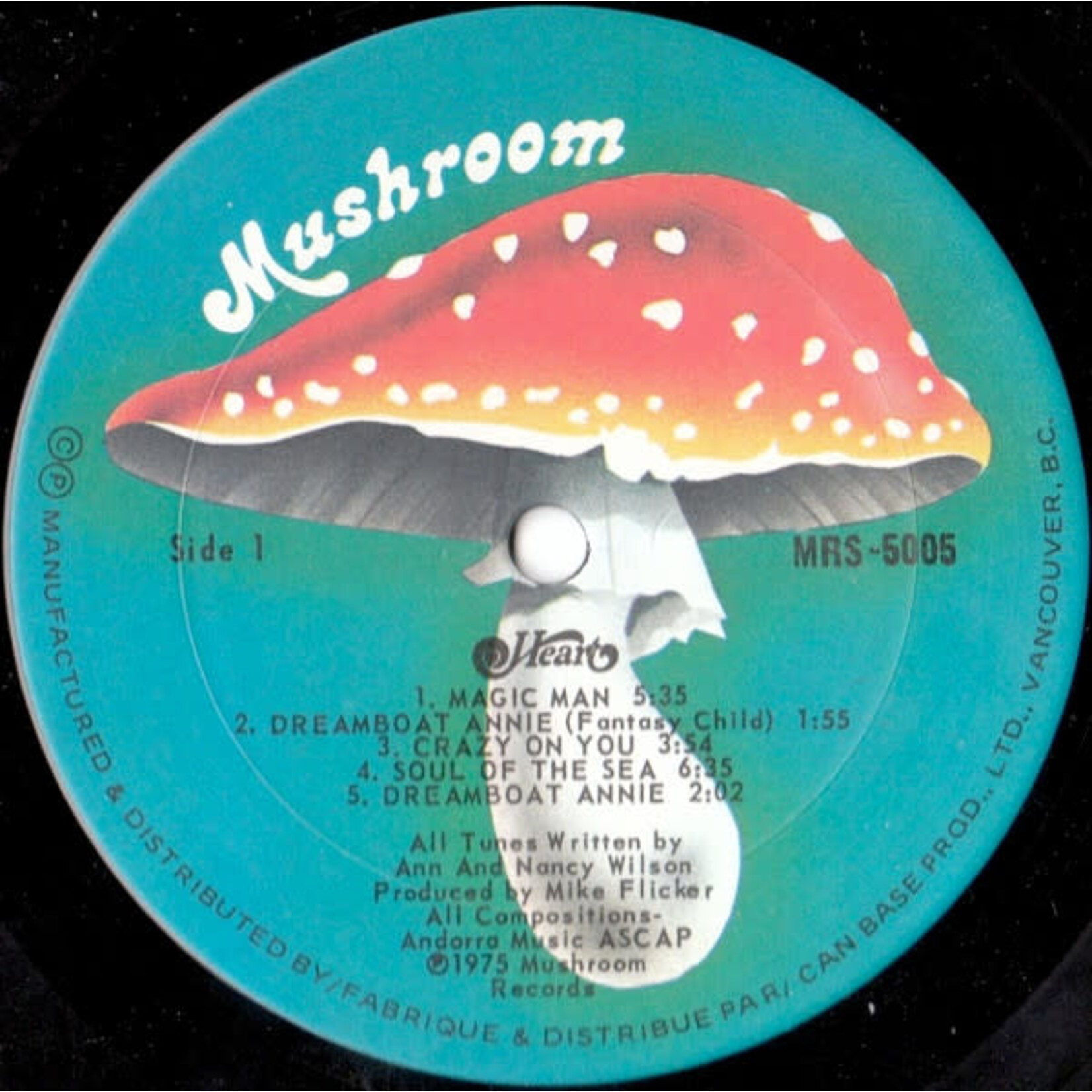 [Kollectible Vinyl] Heart: Dreamboat Annie (half-speed master) [MUSHROOM]