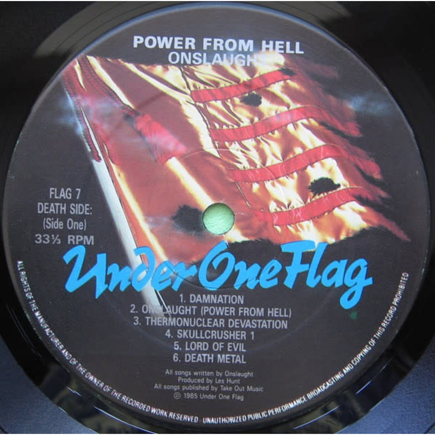[Kollectible Vinyl] Onslaught: Power From Hell [UNDER ONE FLAG]