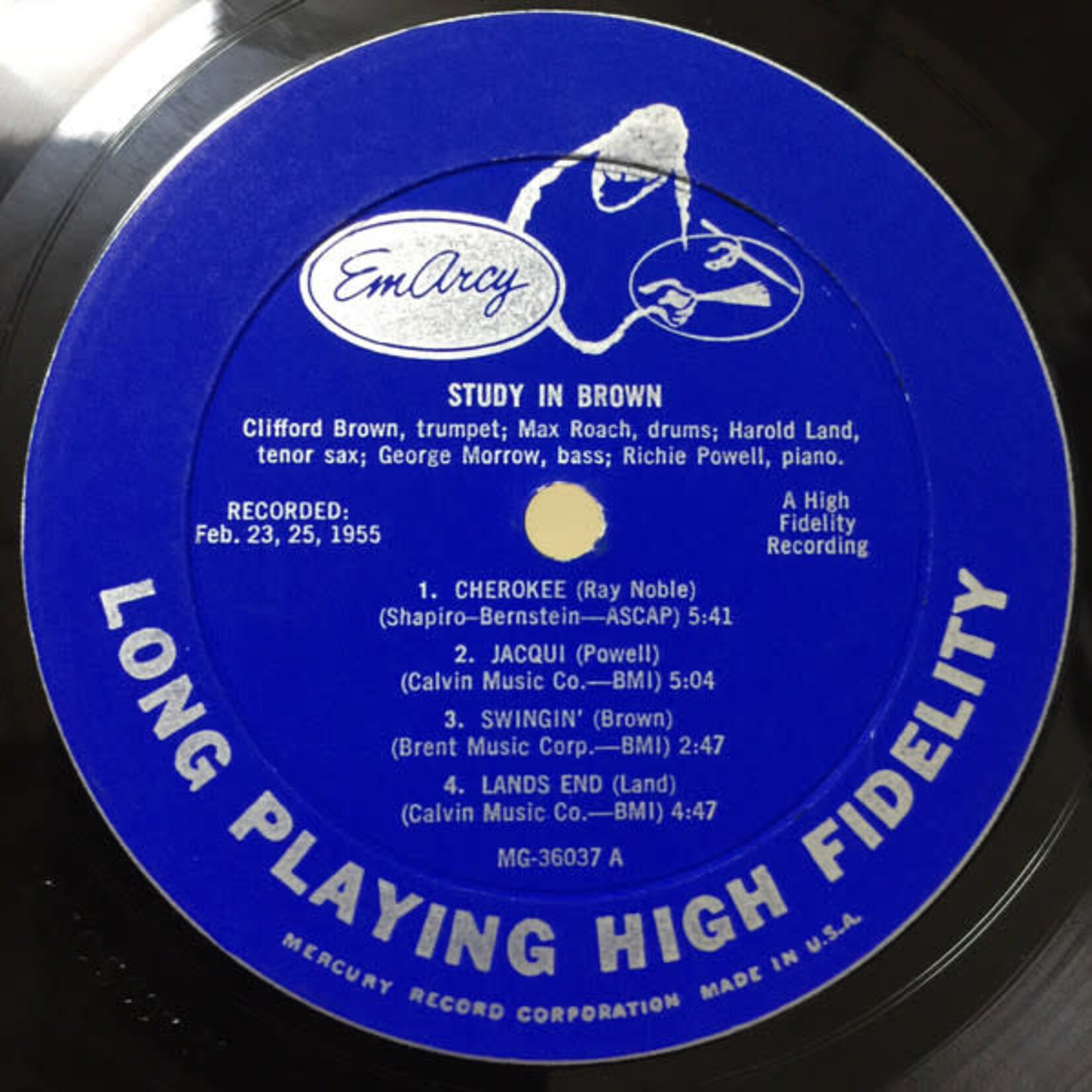 [Kollectible Vinyl] Brown, Clifford & Max Roach: Study In Brown [EMARCY]