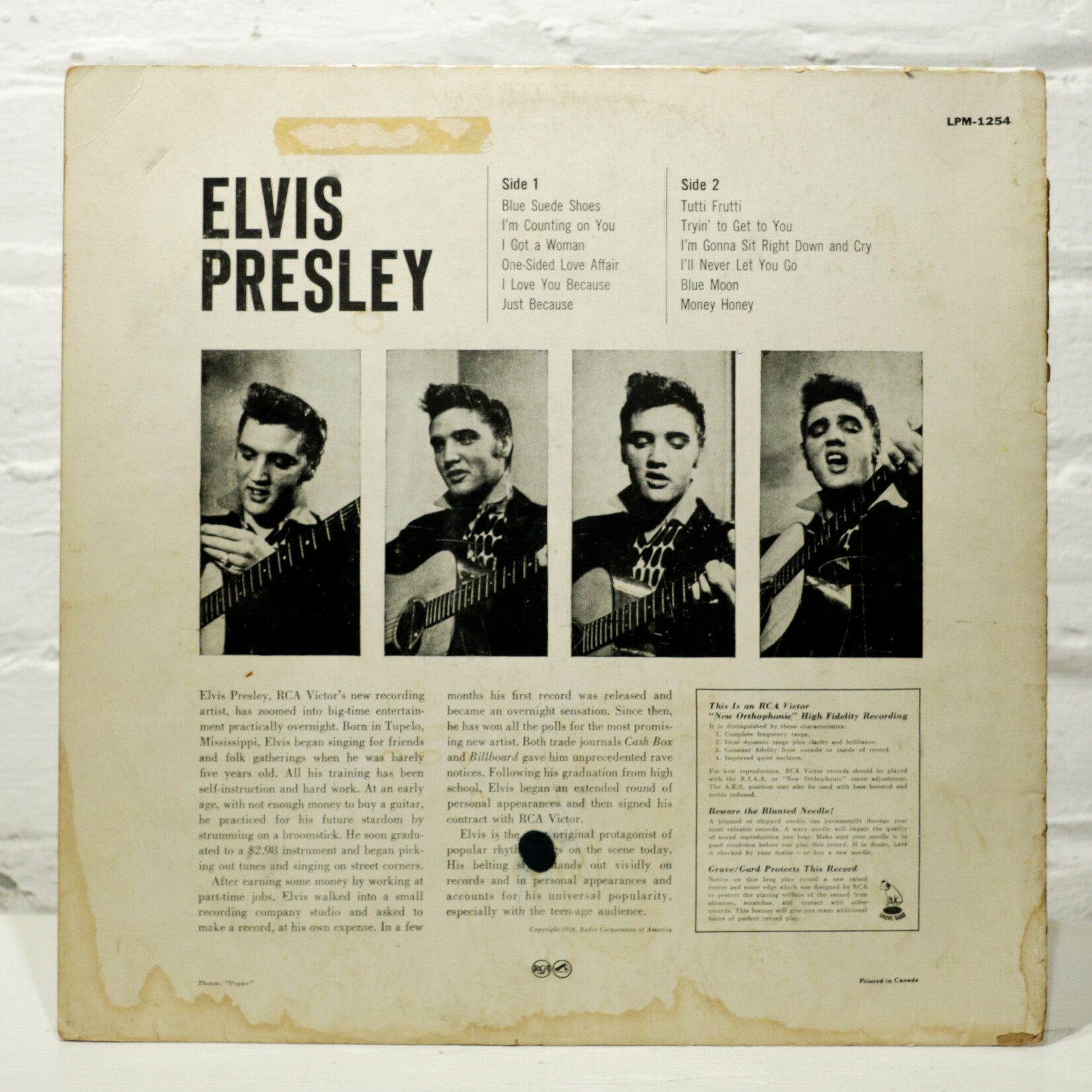 [Nick's Disk Pics] Presley, Elvis: Elvis Presley [RCA]