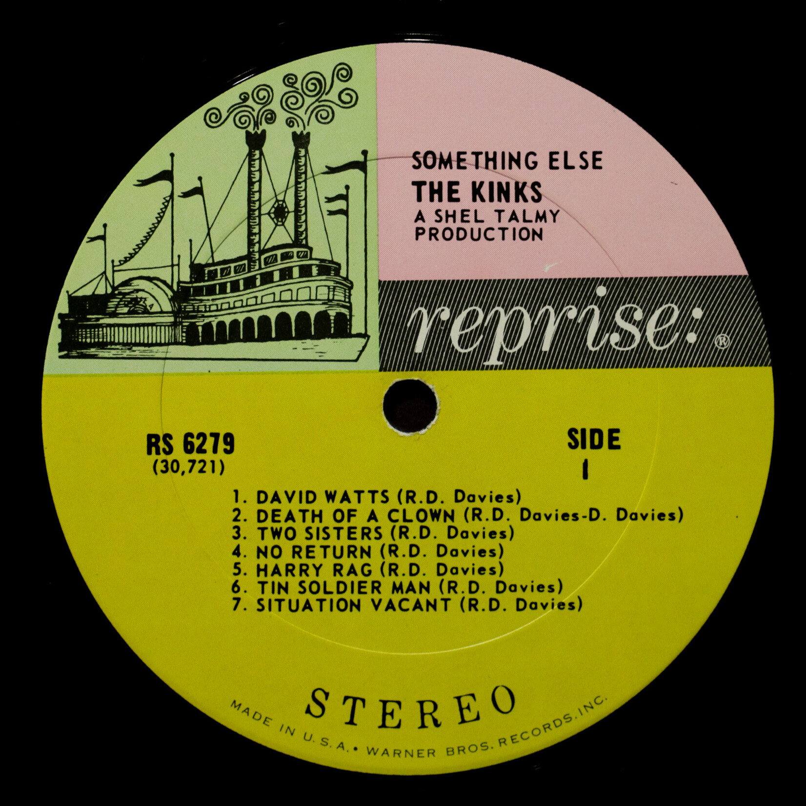 [Nick's Disk Pics] Kinks: Something Else By The Kinks [REPRISE]