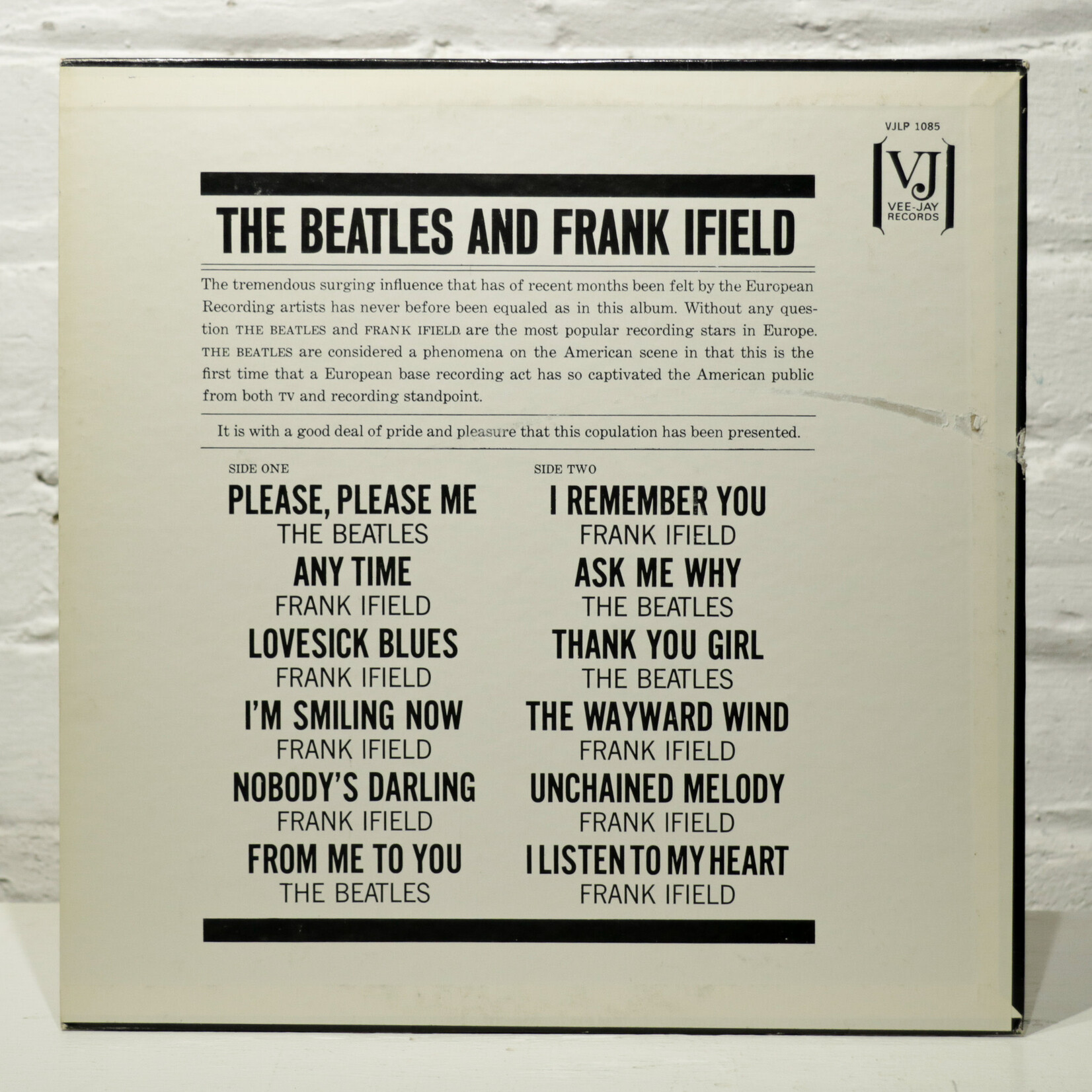 [Nick's Disk Pics] Beatles & Frank Ifield: Jolly What! [VEE-JAY]