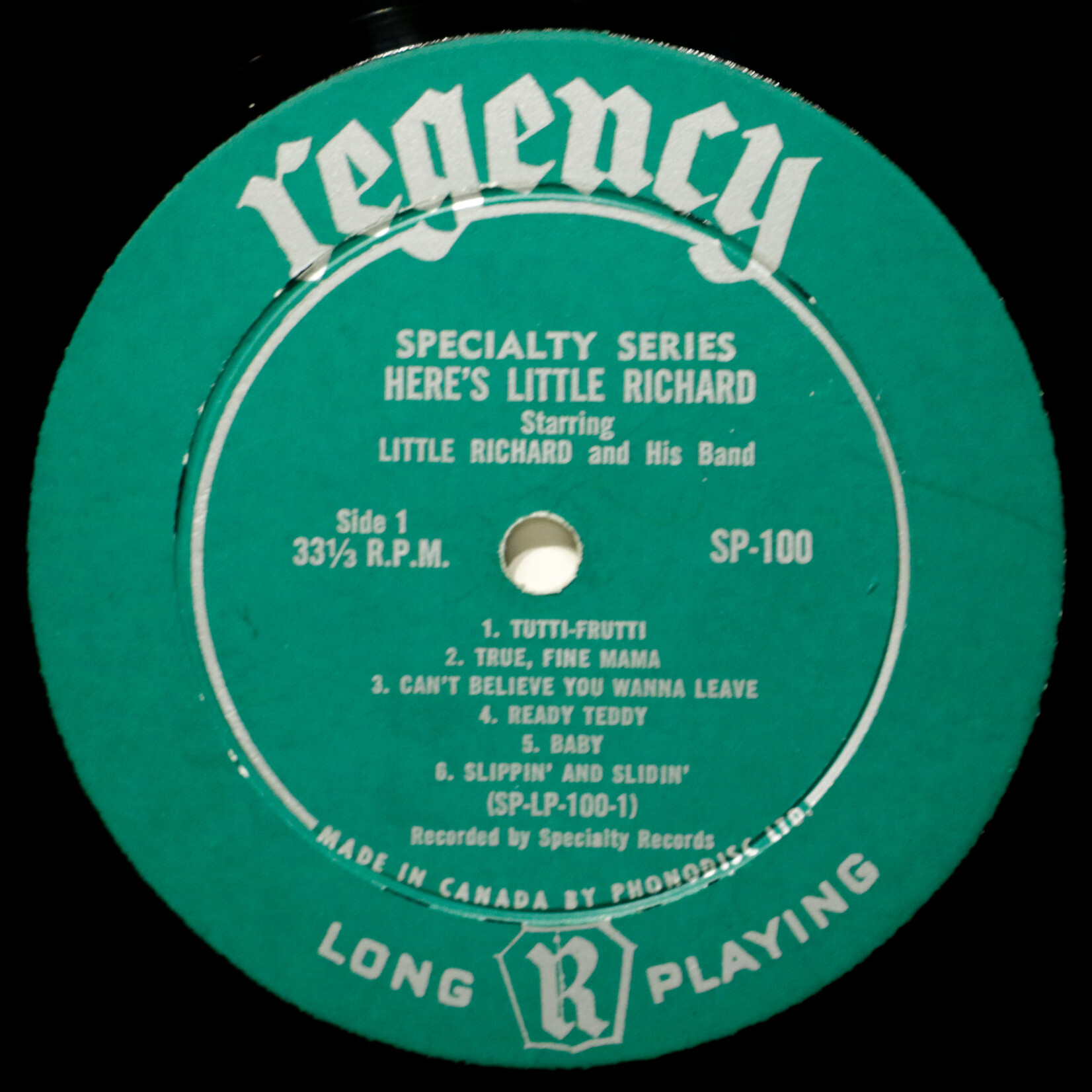 [Nick's Disk Pics] Little Richard: Here's Little Richard [REGENCY]
