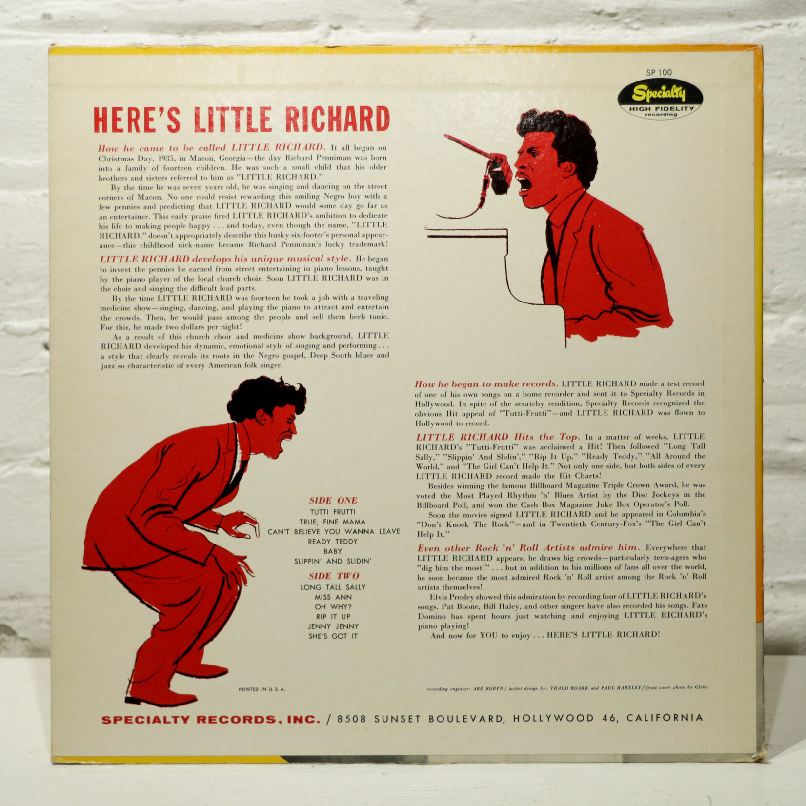 [Nick's Disk Pics] Little Richard: Here's Little Richard [REGENCY]