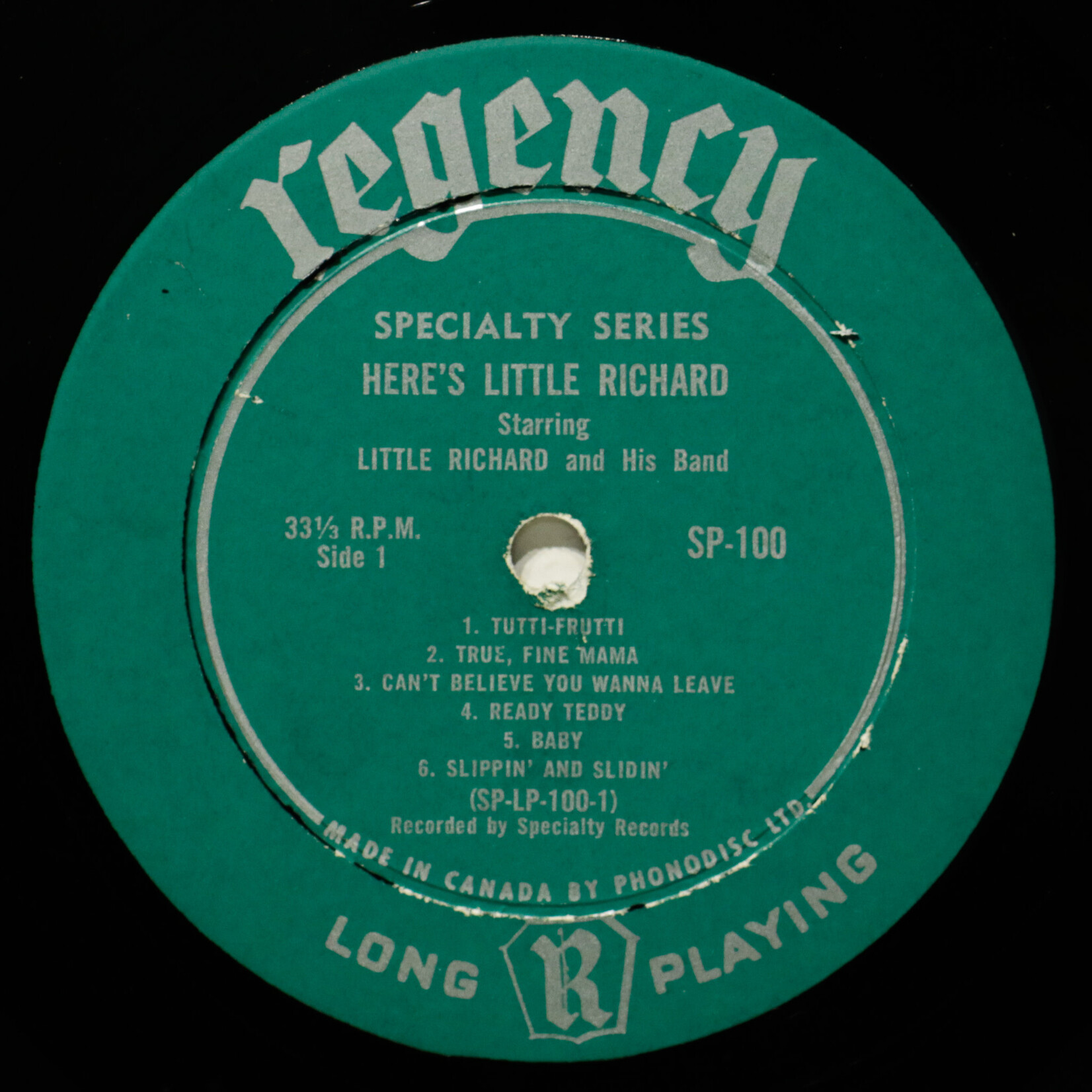 [Nick's Disk Pics] Little Richard: Here's Little Richard [REGENCY}