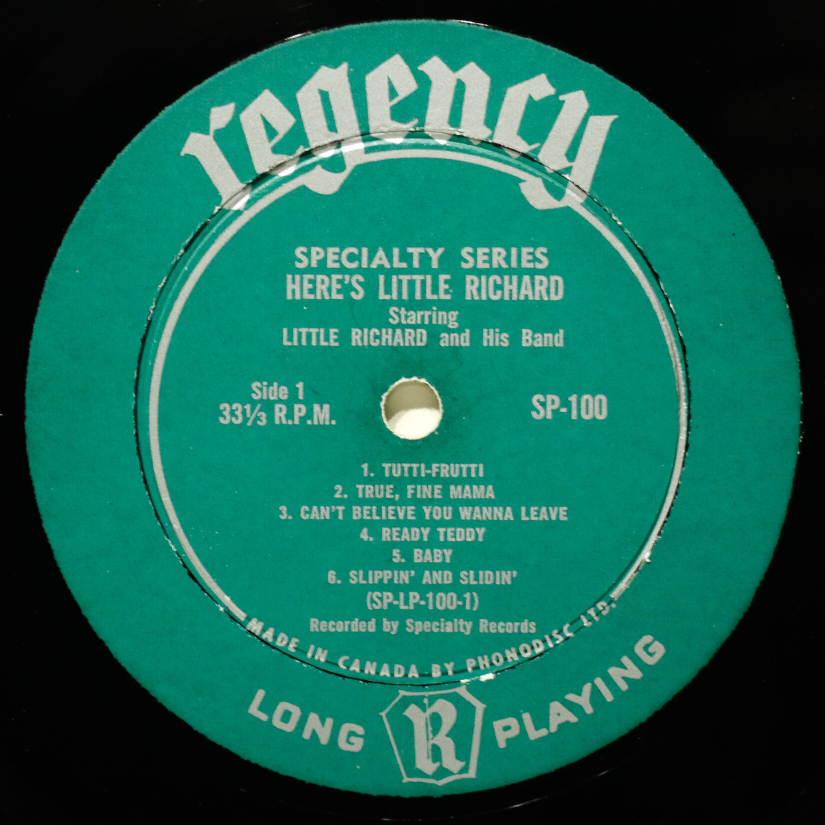 [Nick's Disk Pics] Little Richard: Here's Little Richard [REGENCY]