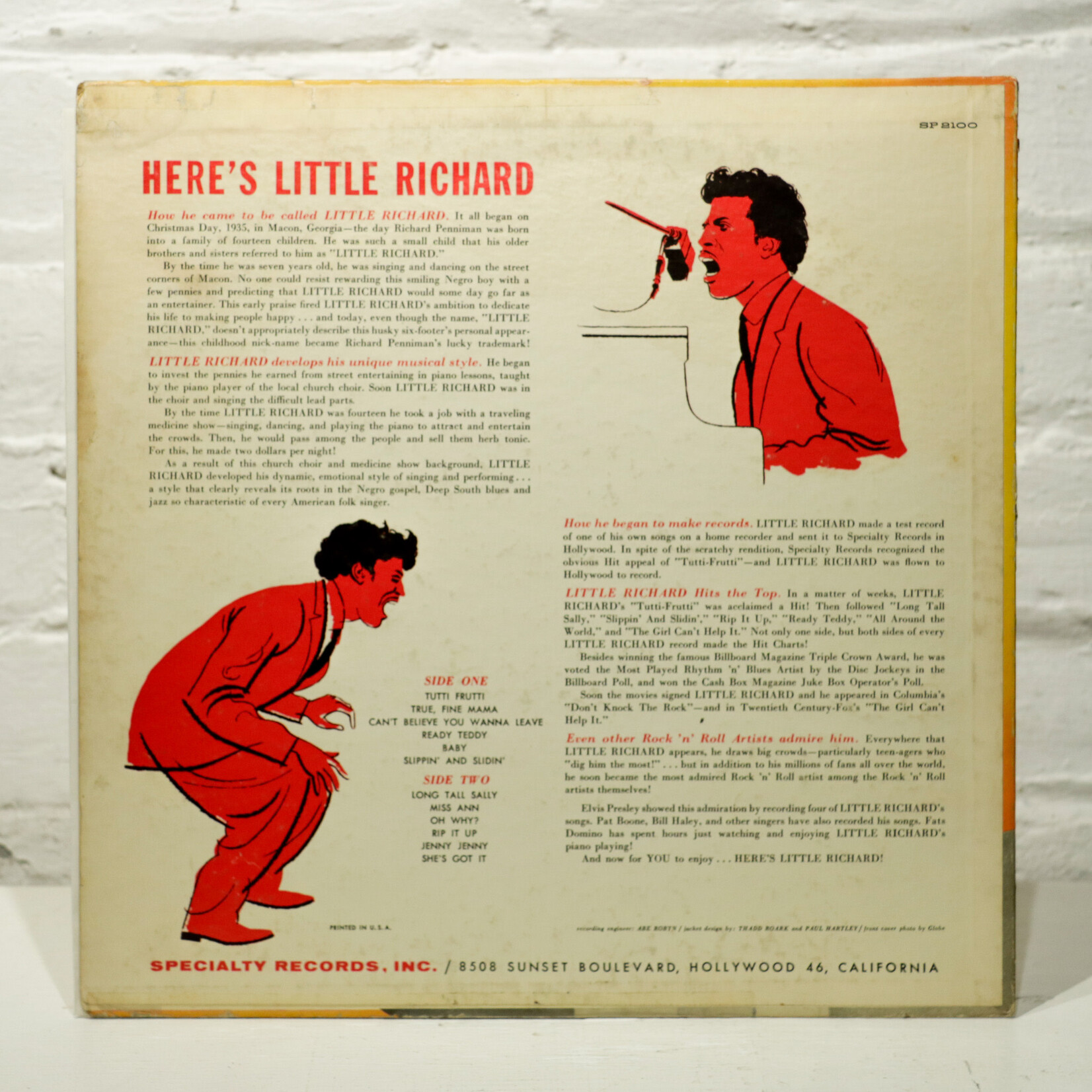 [Nick's Disk Pics] Little Richard: Here's Little Richard [REGENCY]
