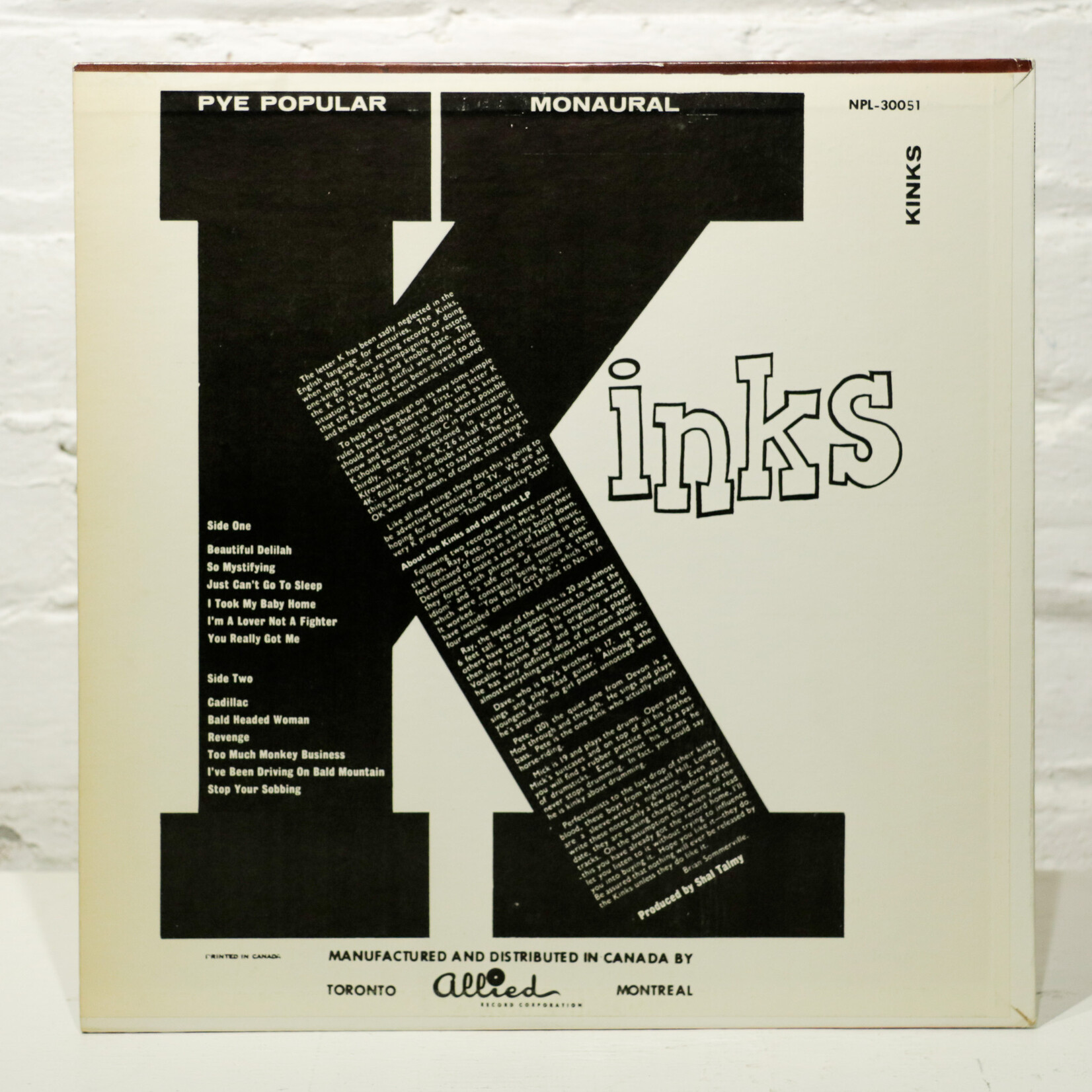 [Nick's Disk Pics] Kinks: Kinks [PYE]