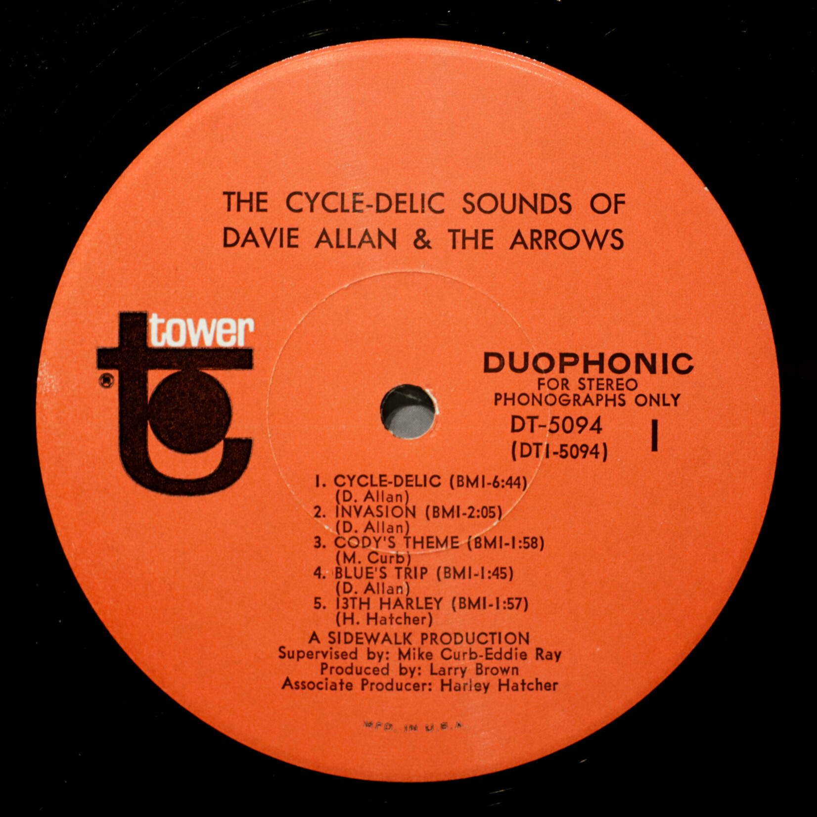 [Nick's Disk Pics] Arrows Featuring Davie Allen: Cycle-Delic Sounds [TOWER]