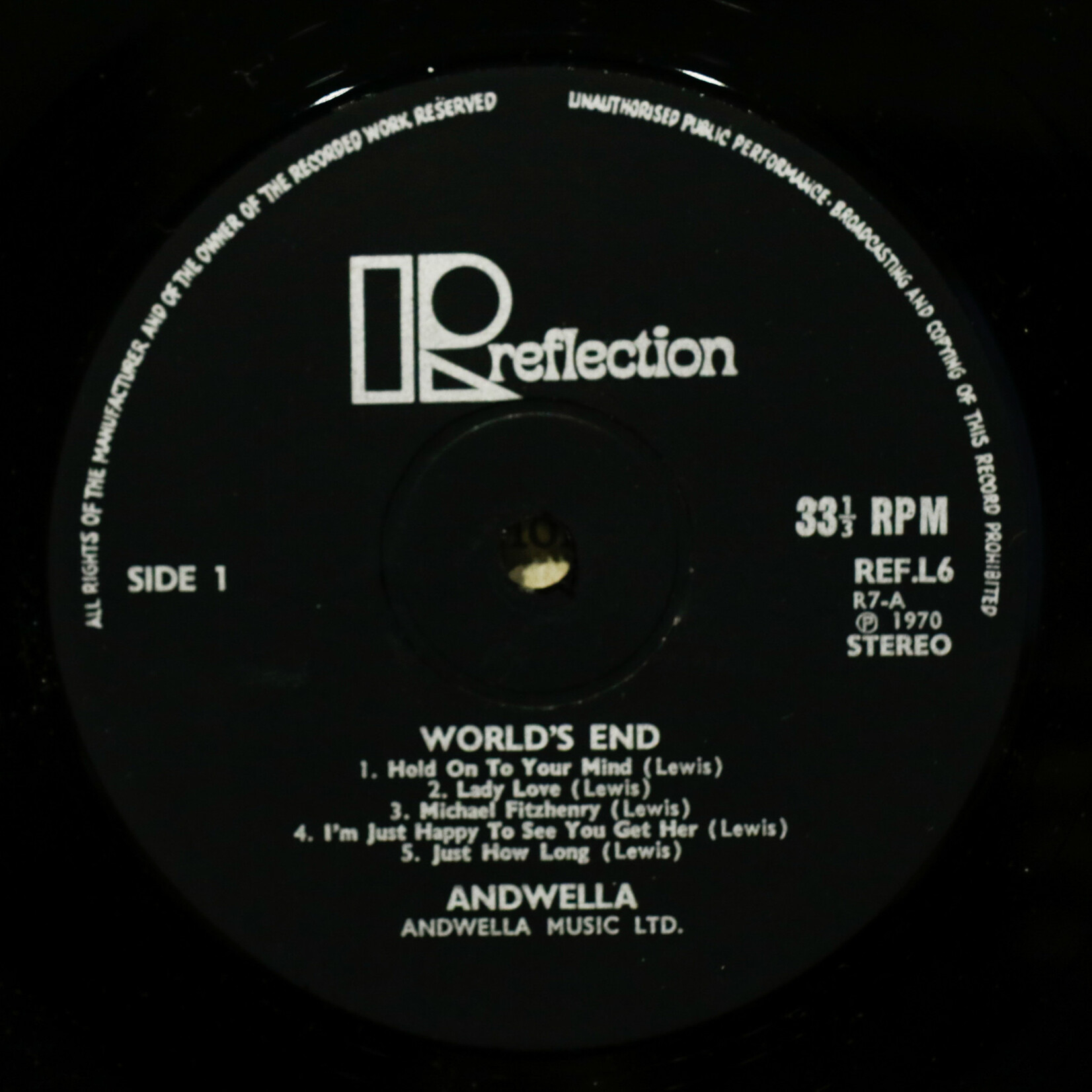 [Nick's Disk Pics] Andwella: World's End [REFLECTION]