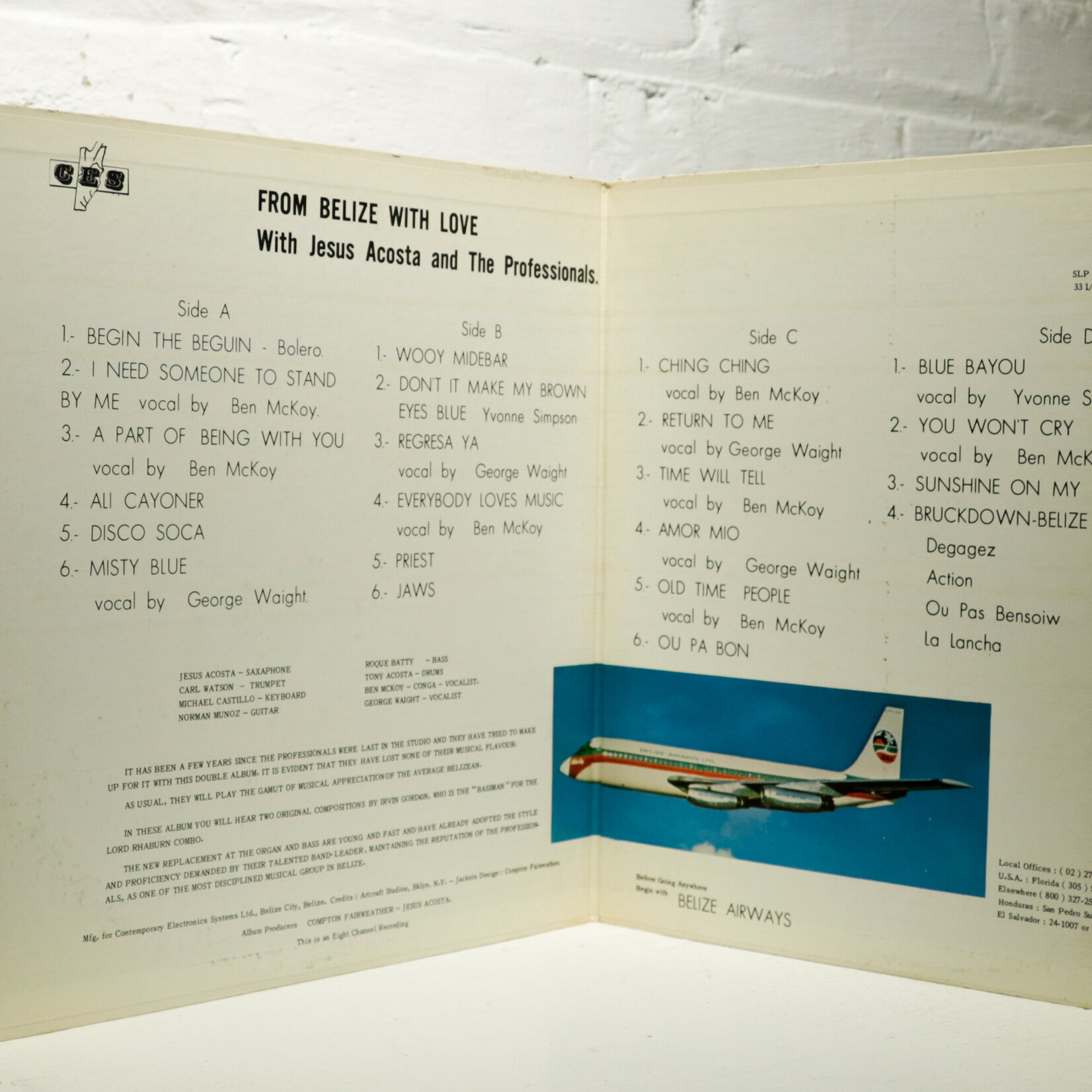 [Nick's Disk Pics] Acosta, Jesus & The Professionals: From Belize With Love [CES]