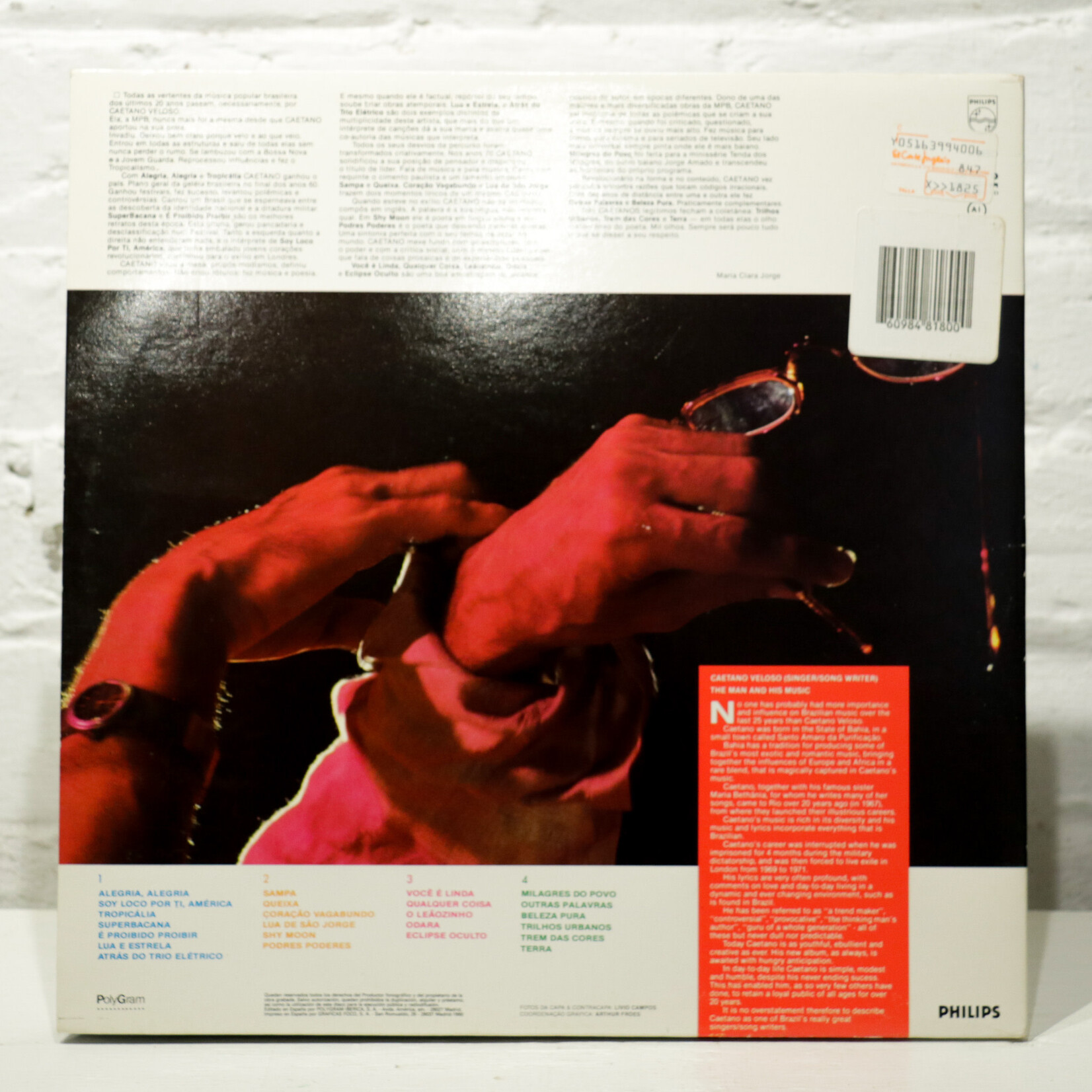[Nick's Disk Pics] Caetano, Veloso: Sem Lenço, Sem Documento (O Melhor De Caetano Veloso) [PHILIPS]