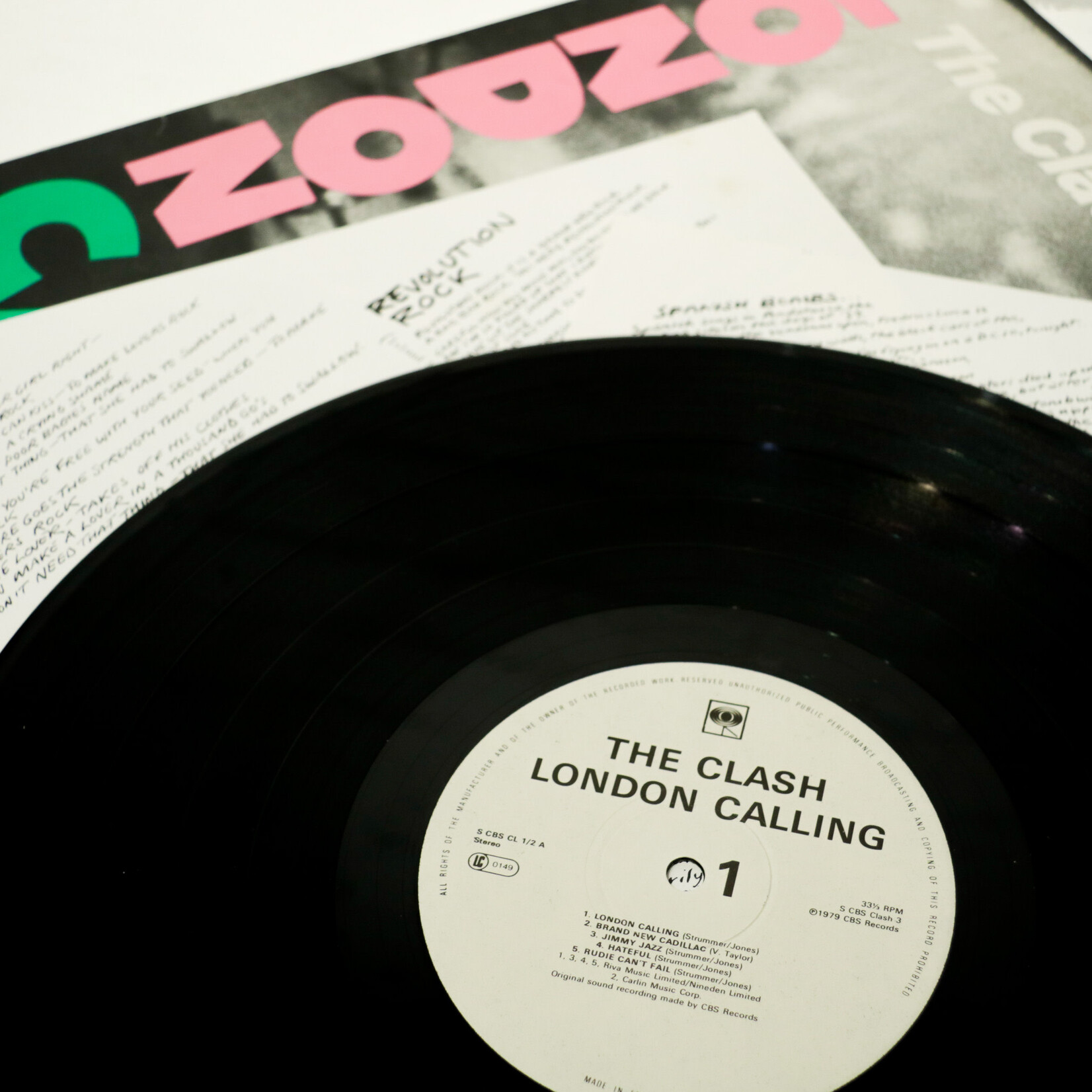 [Nick's Disk Pics] Clash: London Calling (2LP) [CBS]