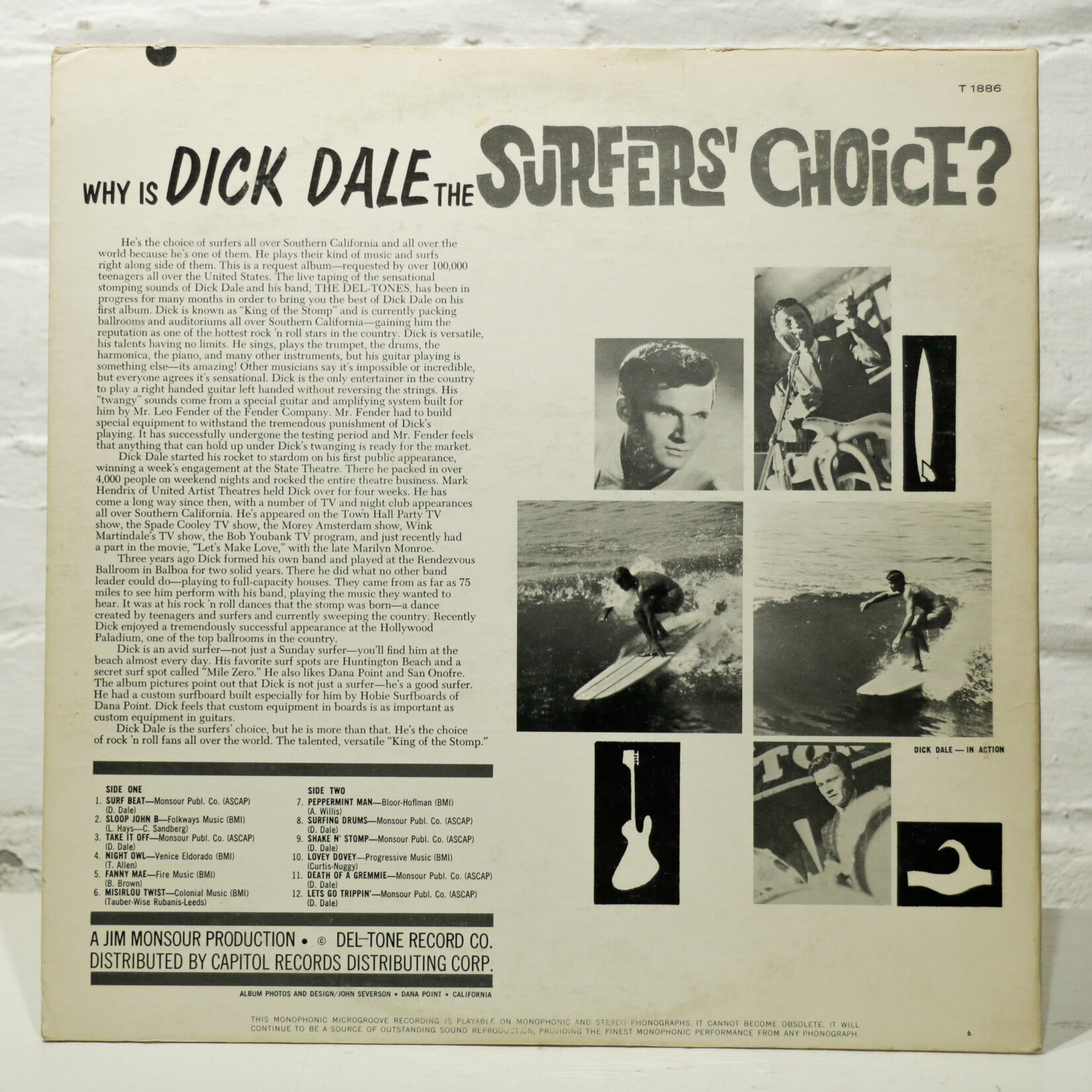 [Nick's Disk Pics] Dale, Dick & His Del-Tones: Surfers' Choice [DELTONE]