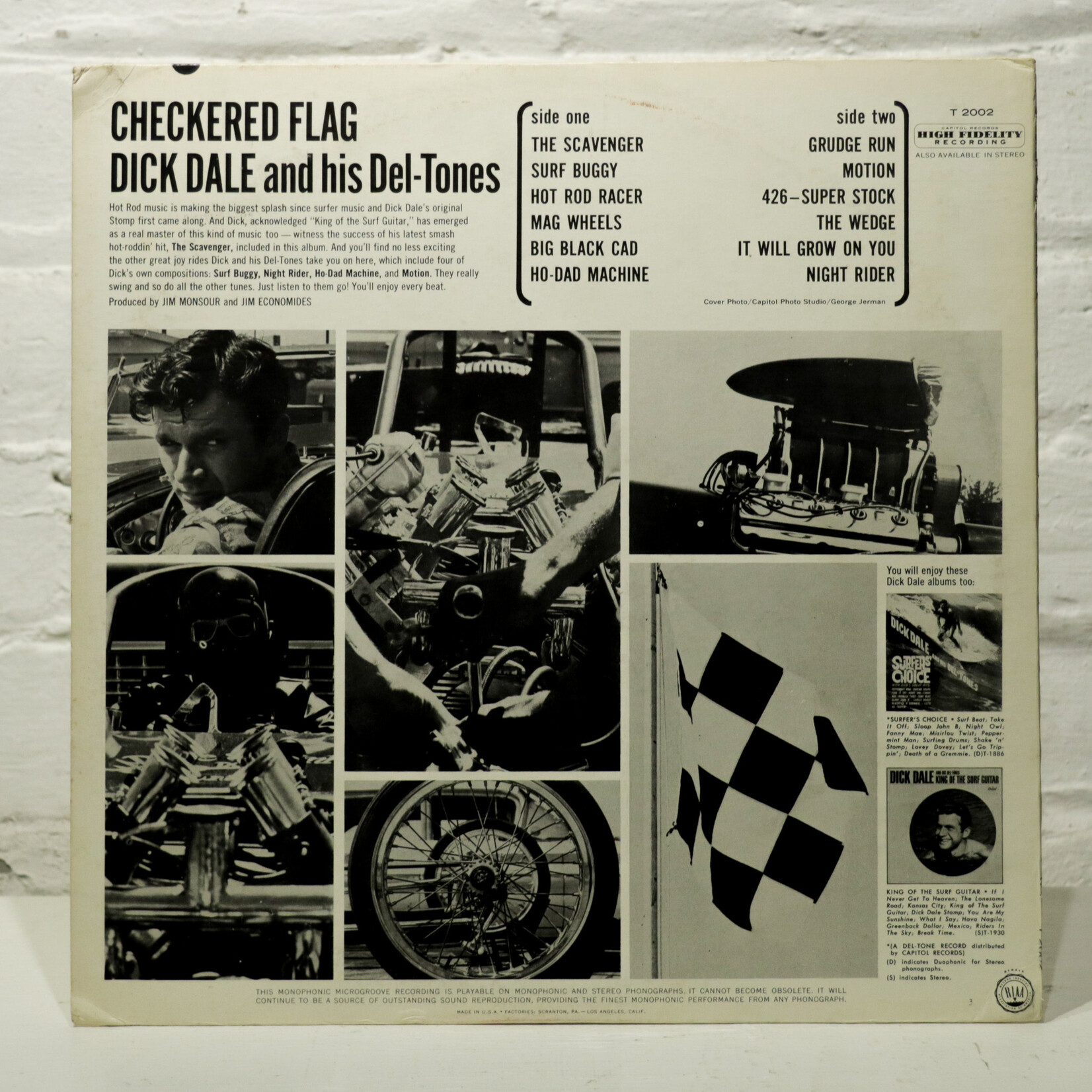 [Nick's Disk Pics] Dale, Dick & His Del-Tones: Checkered Flag [CAPITOL]